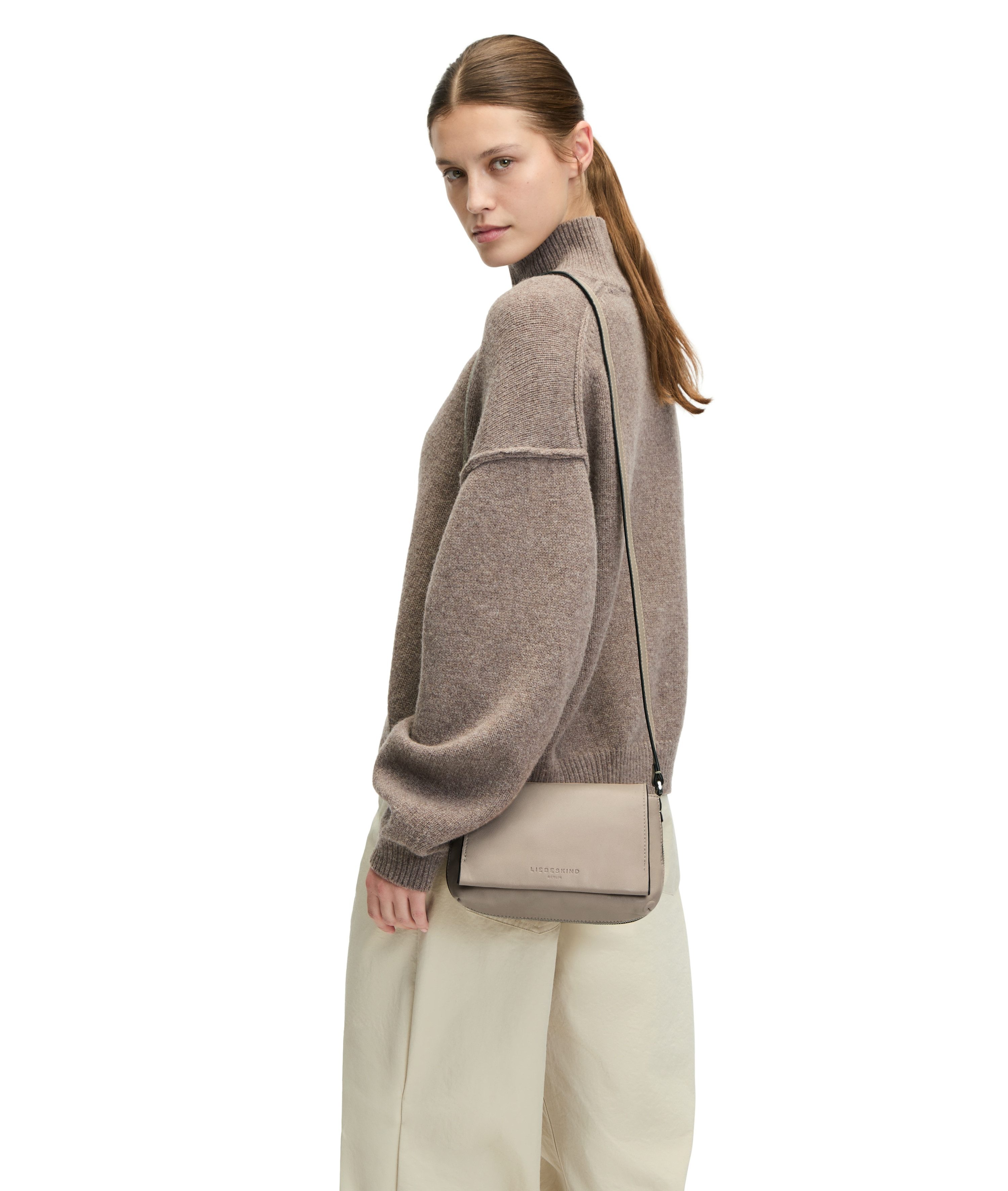 Liebeskind Berlin Schoudertas Crossbody S HERA SHEEP NATURAL