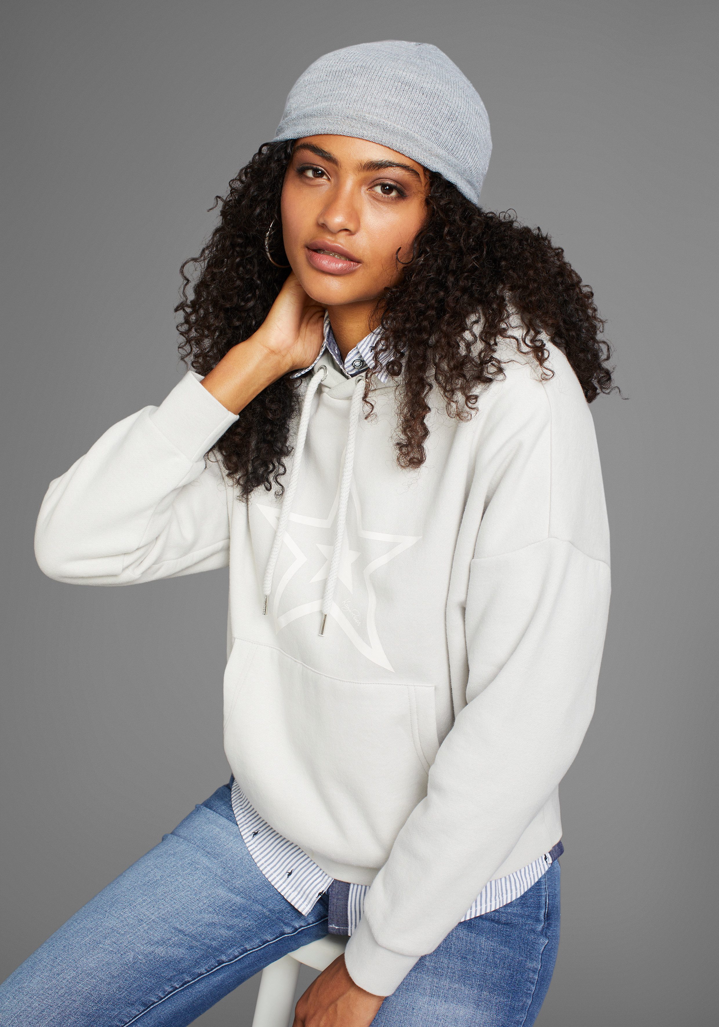 KangaROOS Hoodie met ster-print