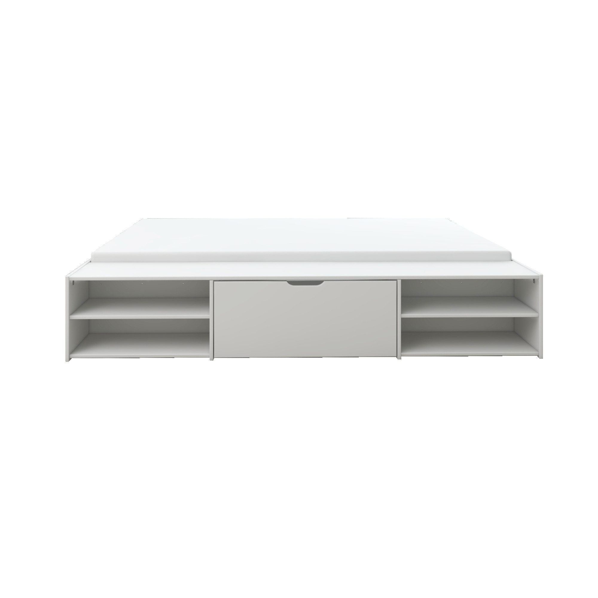 Home affaire Bed Magdala van mdf, breedte ligoppervlak 140 cm, opbergbox optioneel