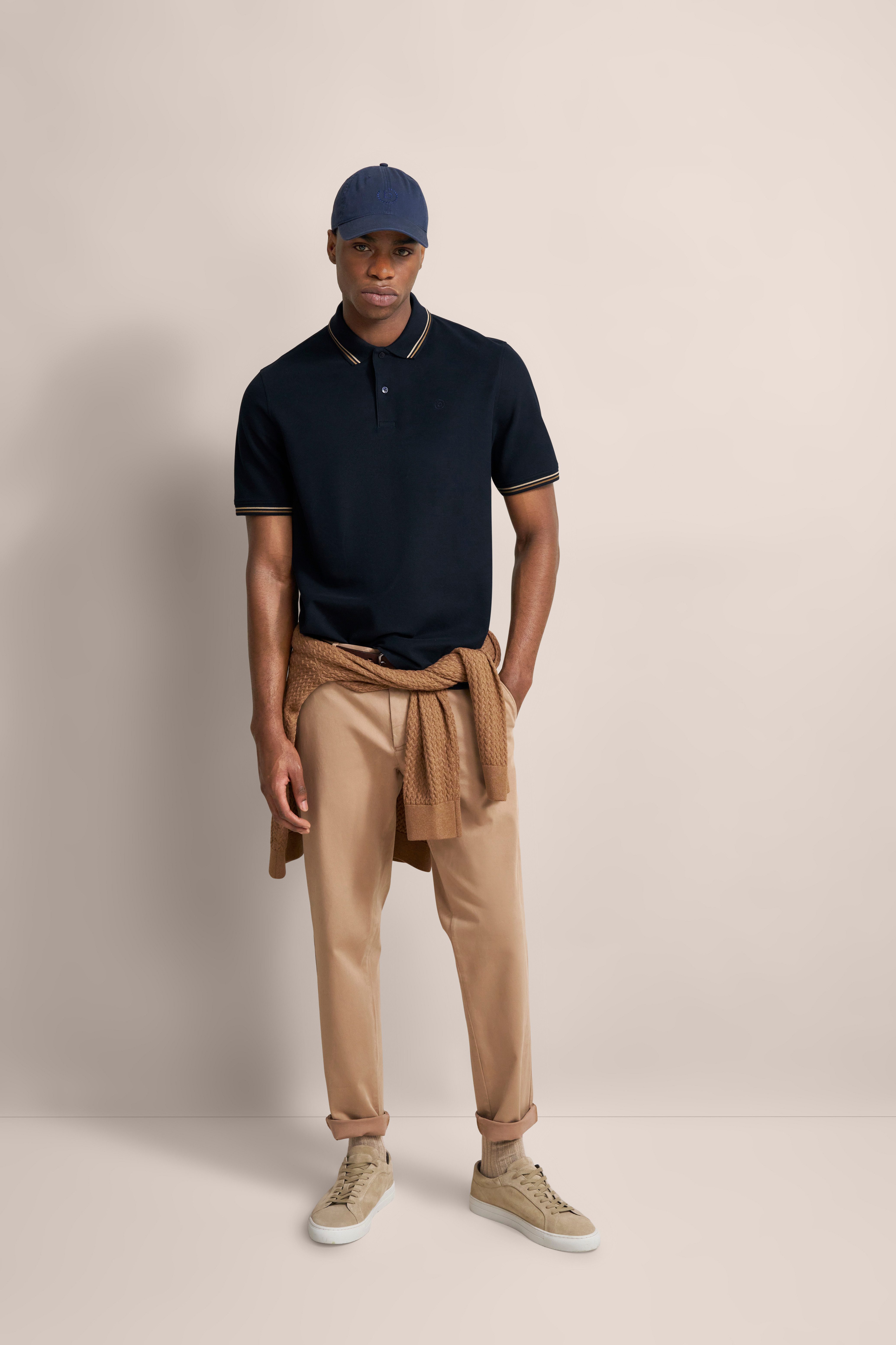Bugatti Poloshirt met geborduurd logo