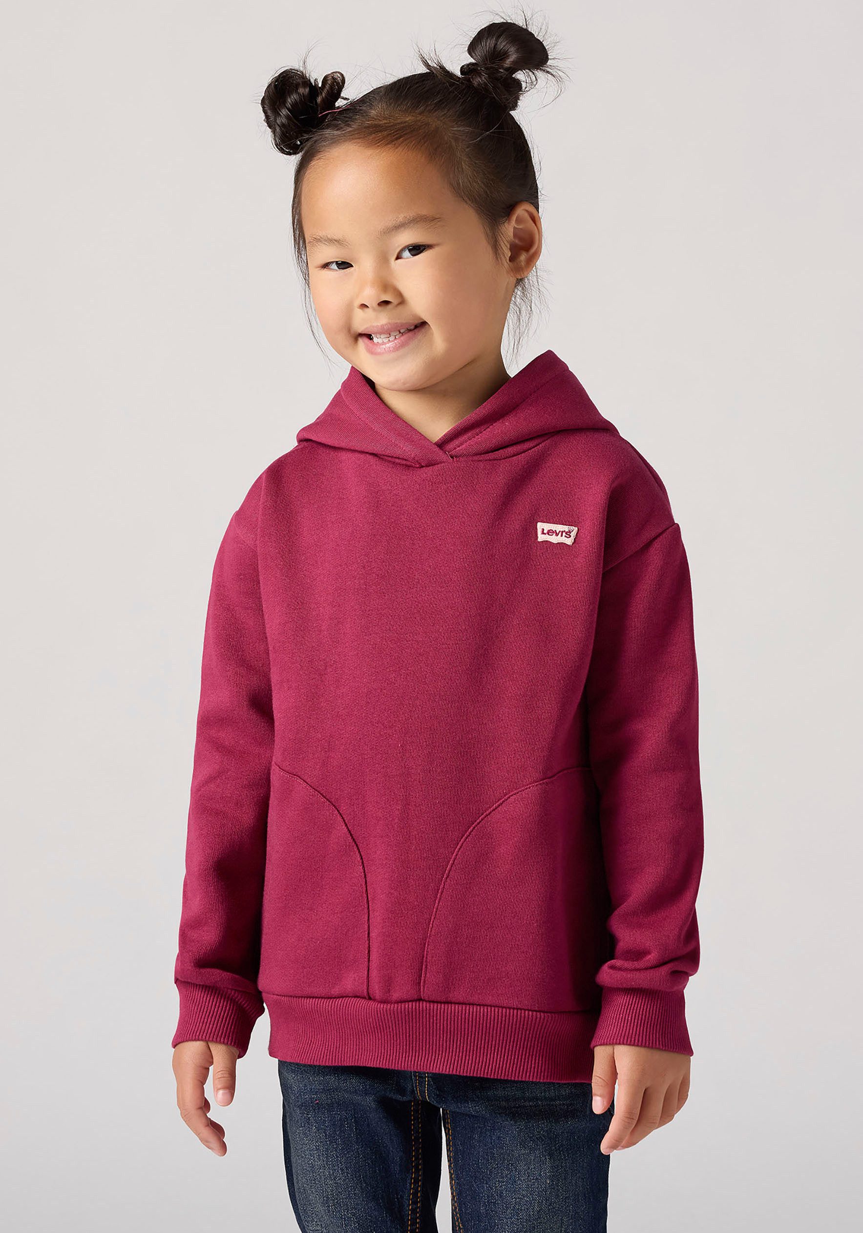 Levi's Kidswear Hoodie met zijzakken voor meisjes