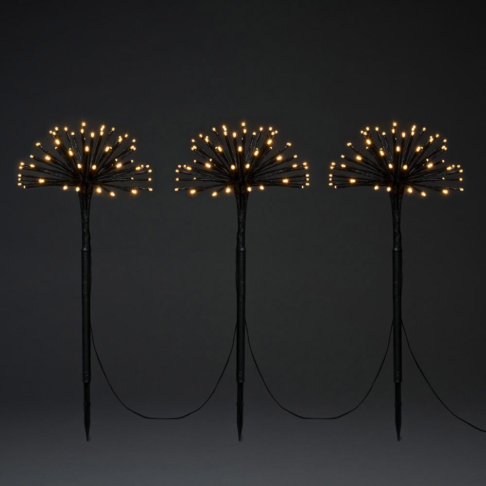 KONSTSMIDE Led-tuinlamp Led priklamp met 3 paardenbloemen (1 stuk)