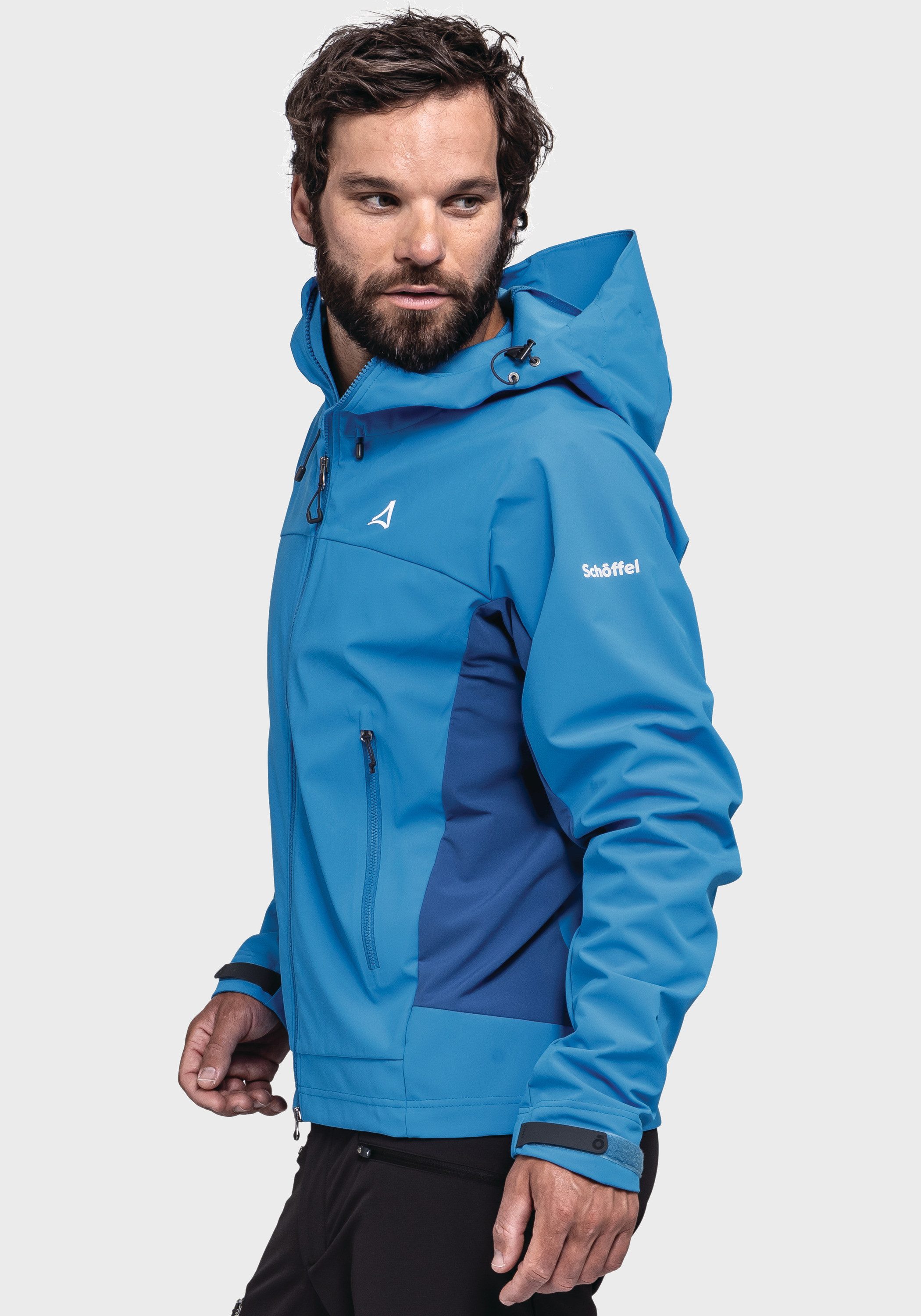 Schöffel Outdoorjack Mountain Softshell Jk Style Blaueis MNS