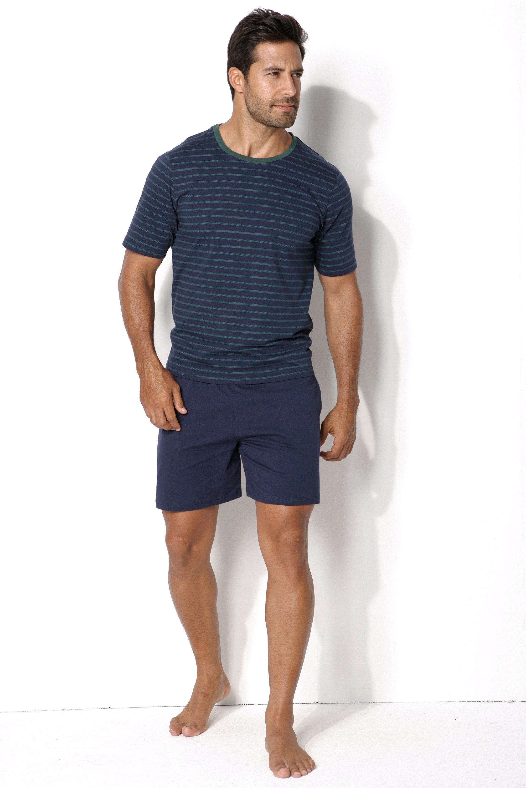 le jogger® Pyjama Pyjama in streepdesign (4-delig, Set van 2)