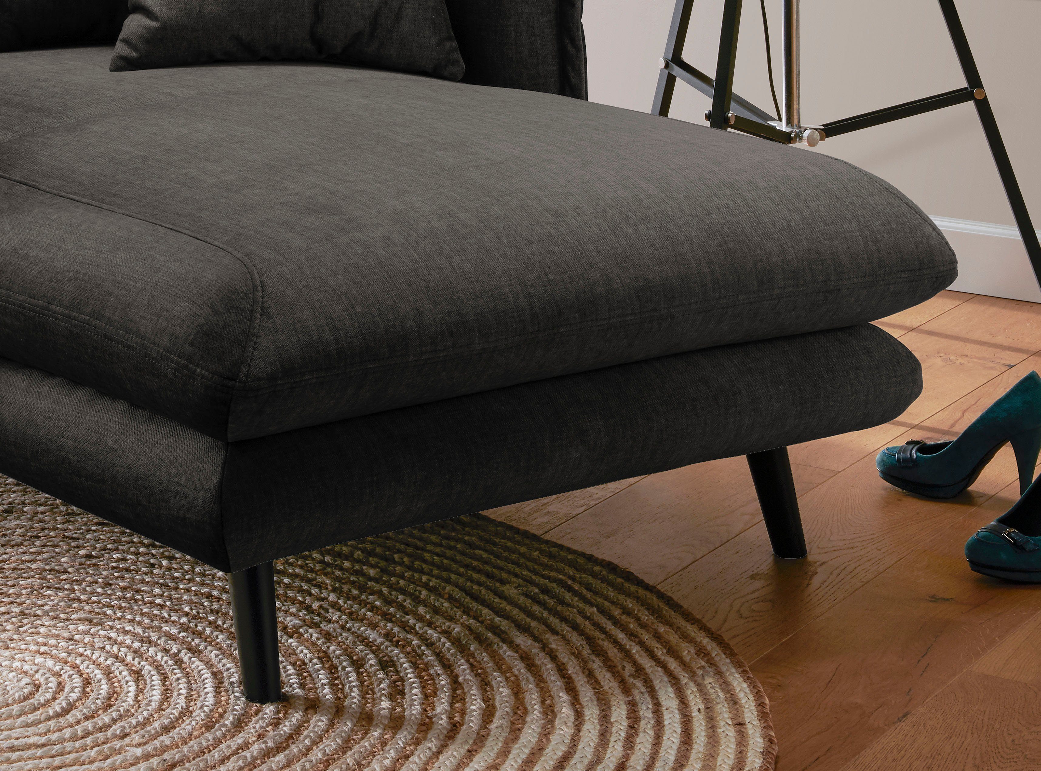 INOSIGN Loveseat LAZIO moderne fauteuil met een comfortabele bekleding, 2 stuks decoratieve sierkussens