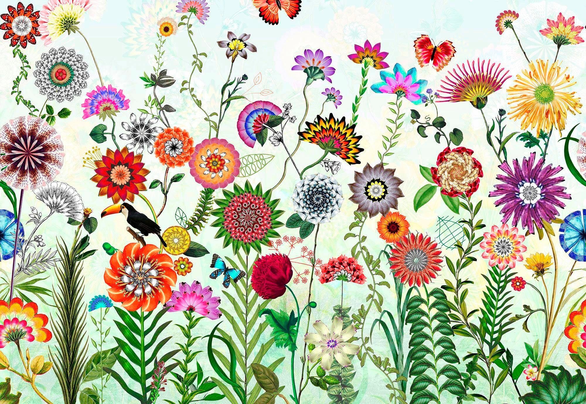 Komar Fotobehang Brazilië - Afmeting 368 x 254 cm (set) fotobehang multicolor