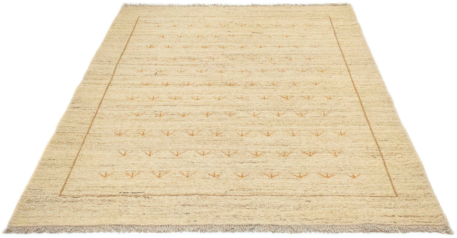 morgenland Wollen kleed Gabbeh-kleed met de hand geknoopt beige handgeknoopt