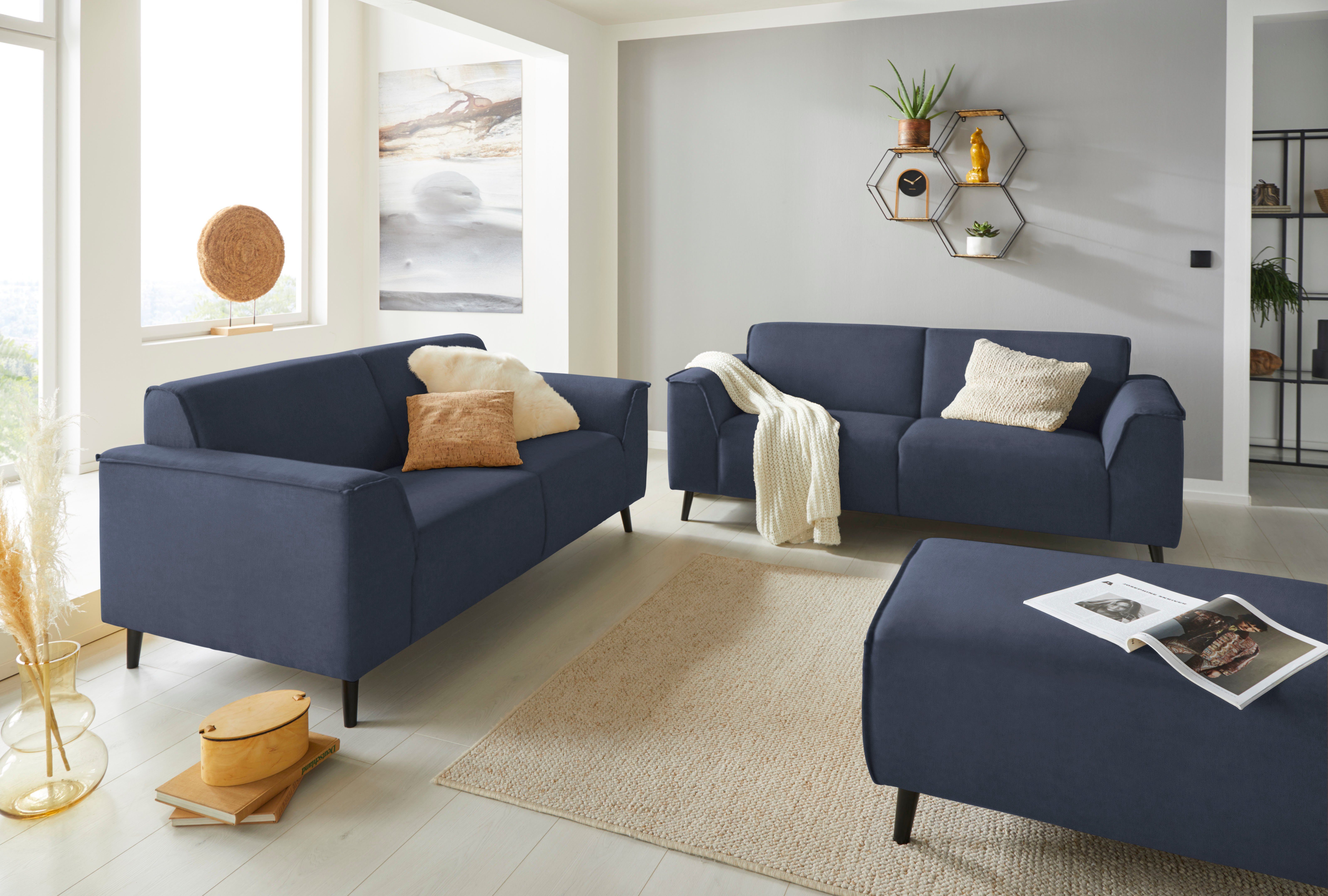 DOMO collection 2,5-zitsbank Amora geweldige afwerkingsdetails, comfortabel,