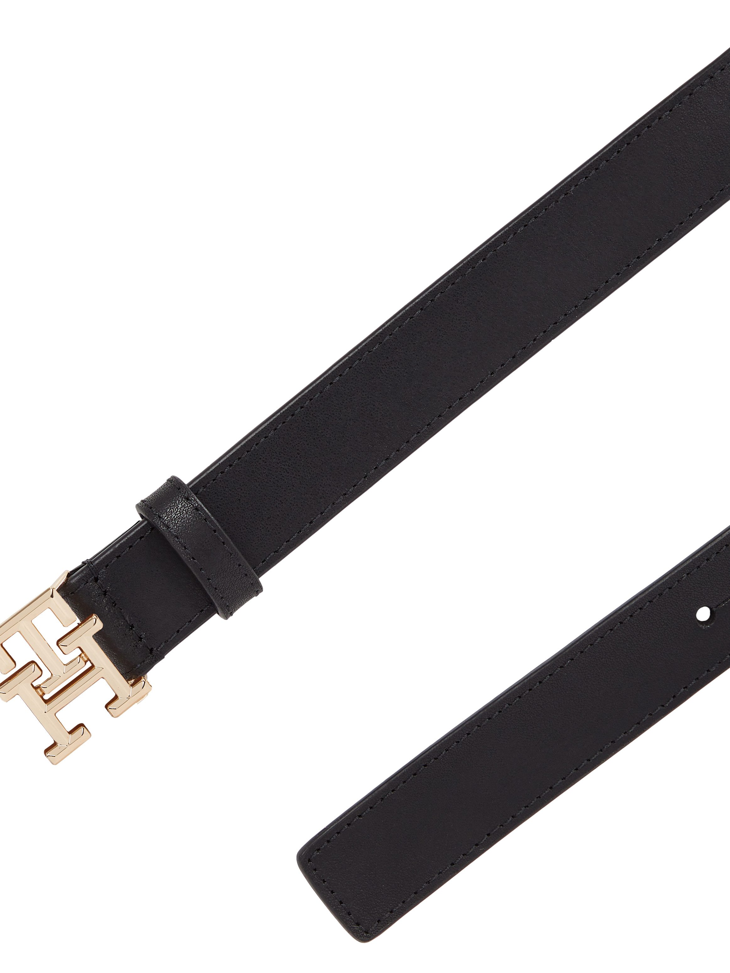 Tommy Hilfiger Leren riem TH LOGO 2.5 Elegante riem met TH-logo gesp
