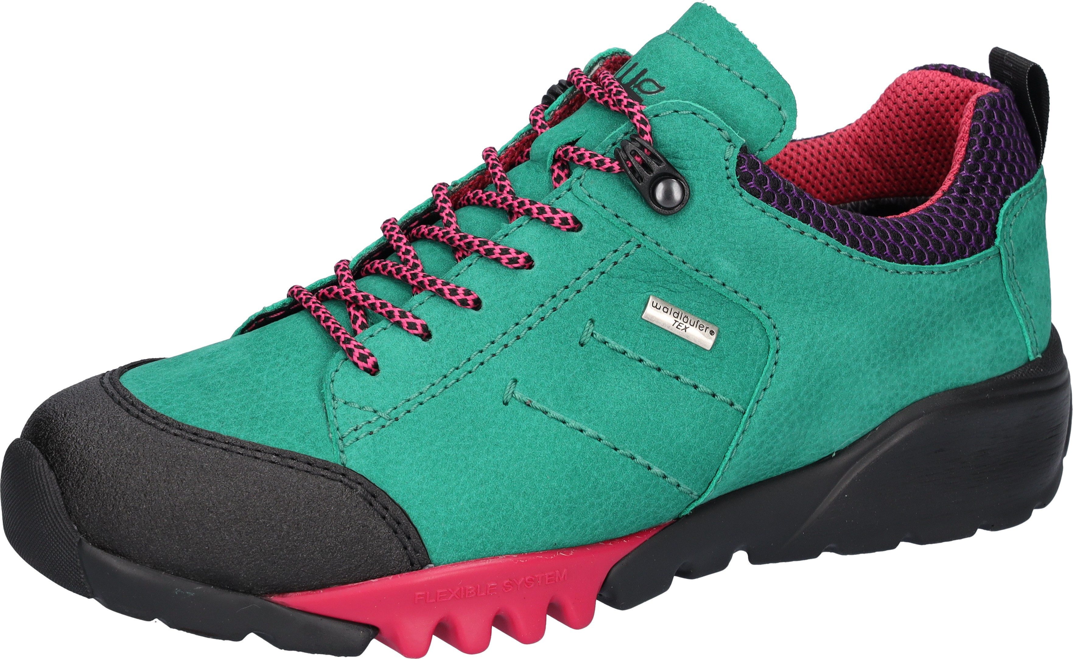 Waldläufer Trekkingschoenen H-AMIATA vrijetijdsschoen, lage schoen, veterschoen met tex-membraan, h-wijdte