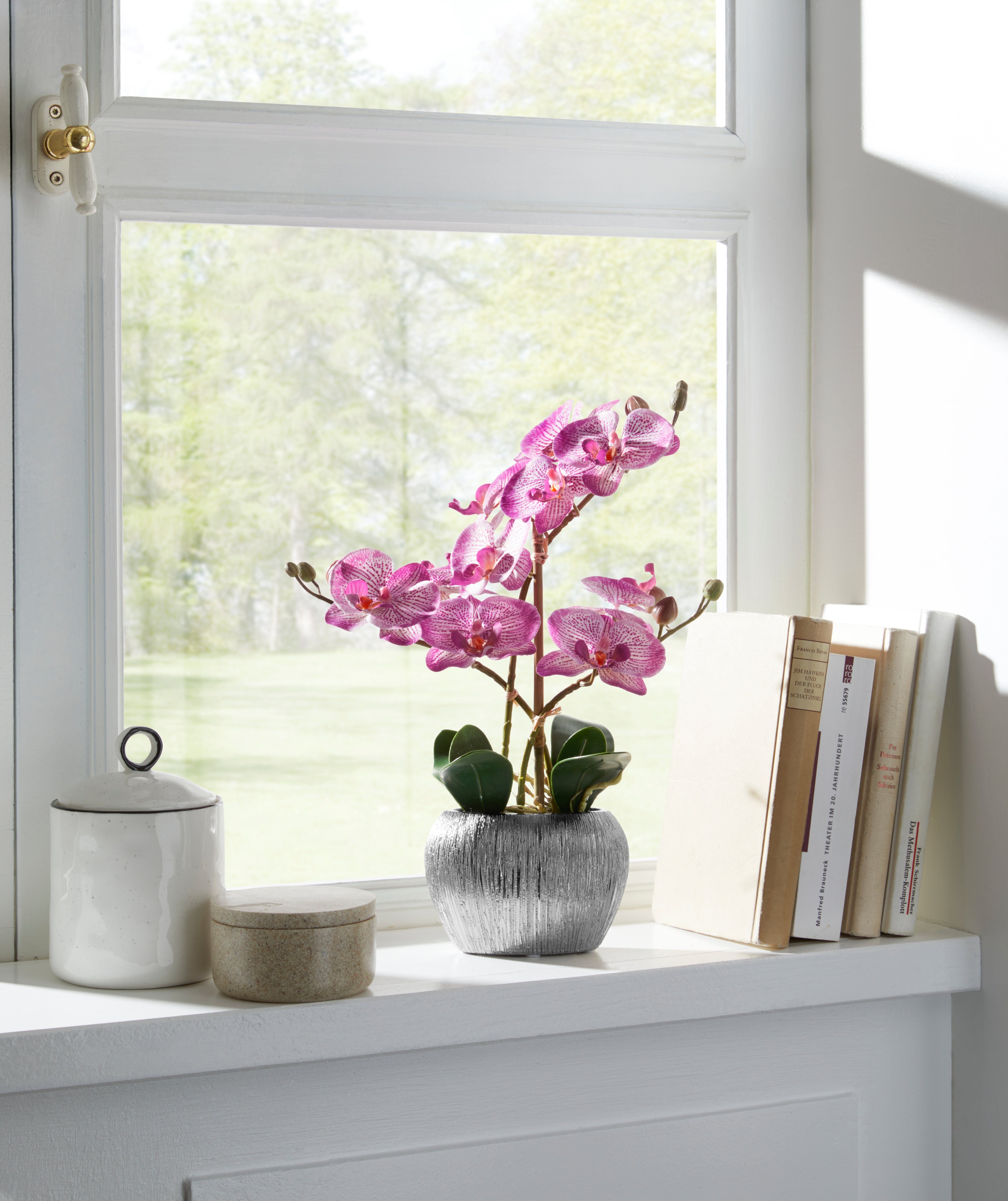 Home affaire Kunstplant Orchidee Kunstorchidee, in een pot (1 stuk)