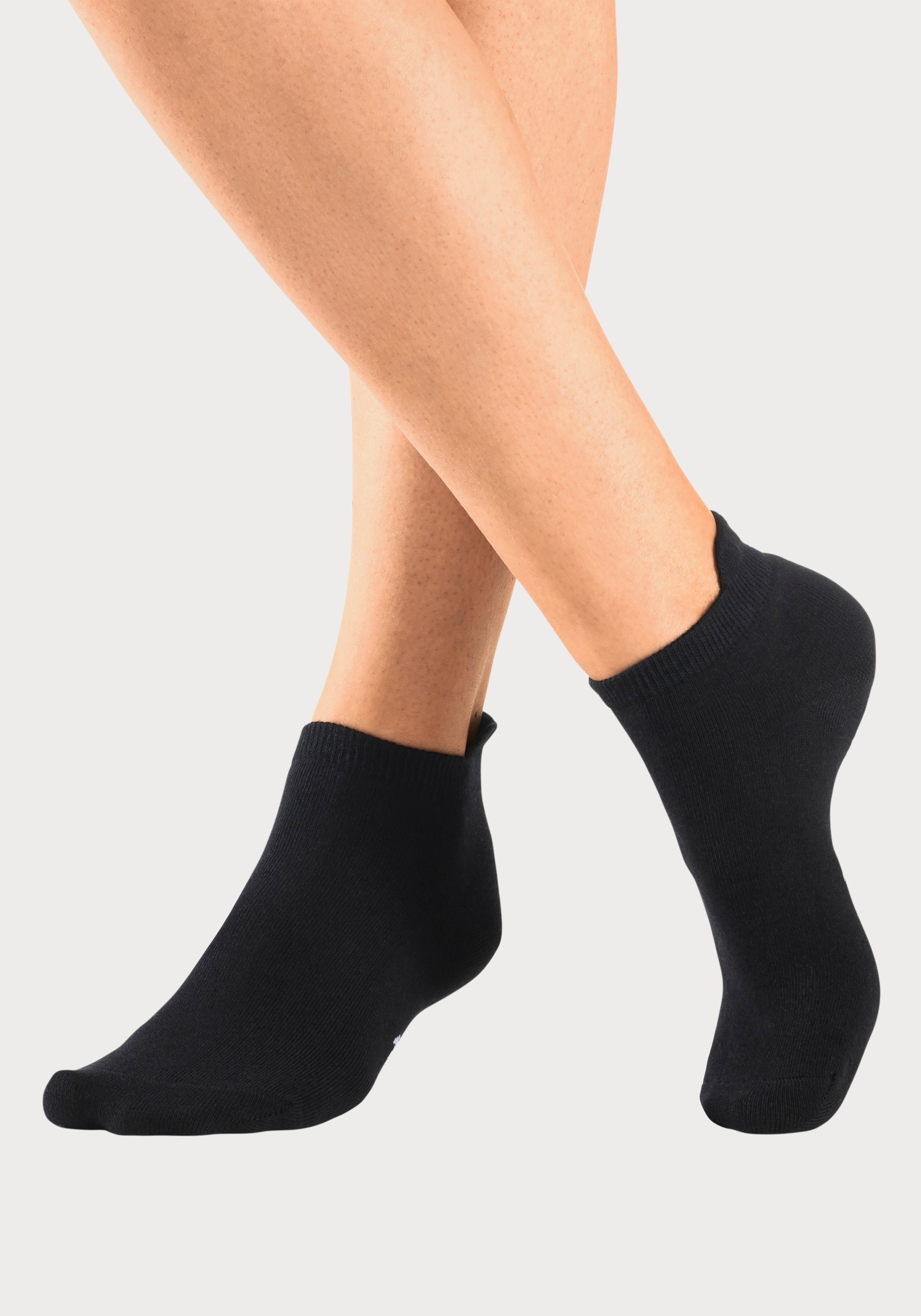 KangaROOS Sneakersokken met verhoogde boord (set 10 paar)