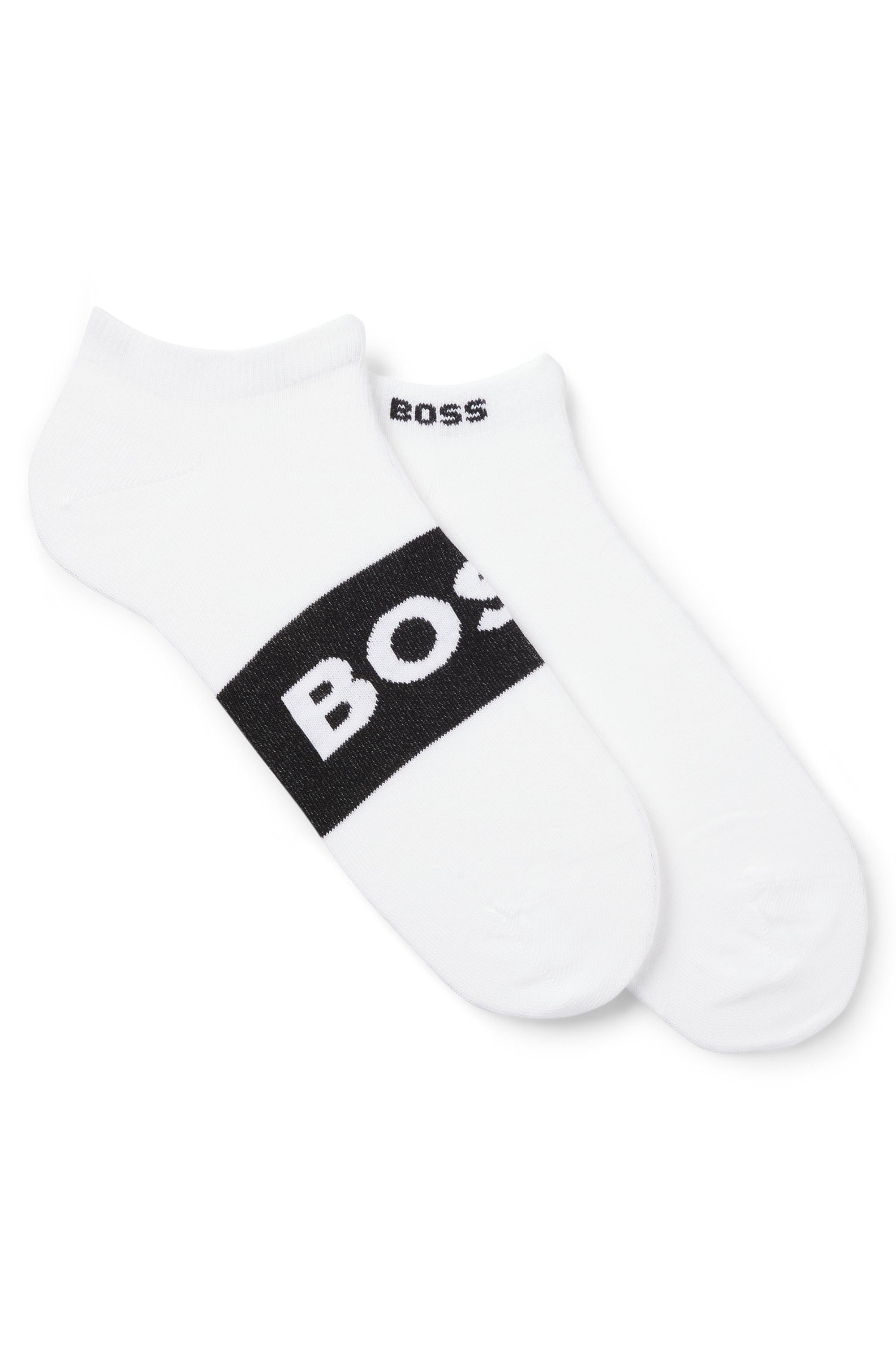 BOSS Business-sokken 2P AS Logo CC met groot, ingestrikt boss logo-opschrift (2 paar, Set van 2)