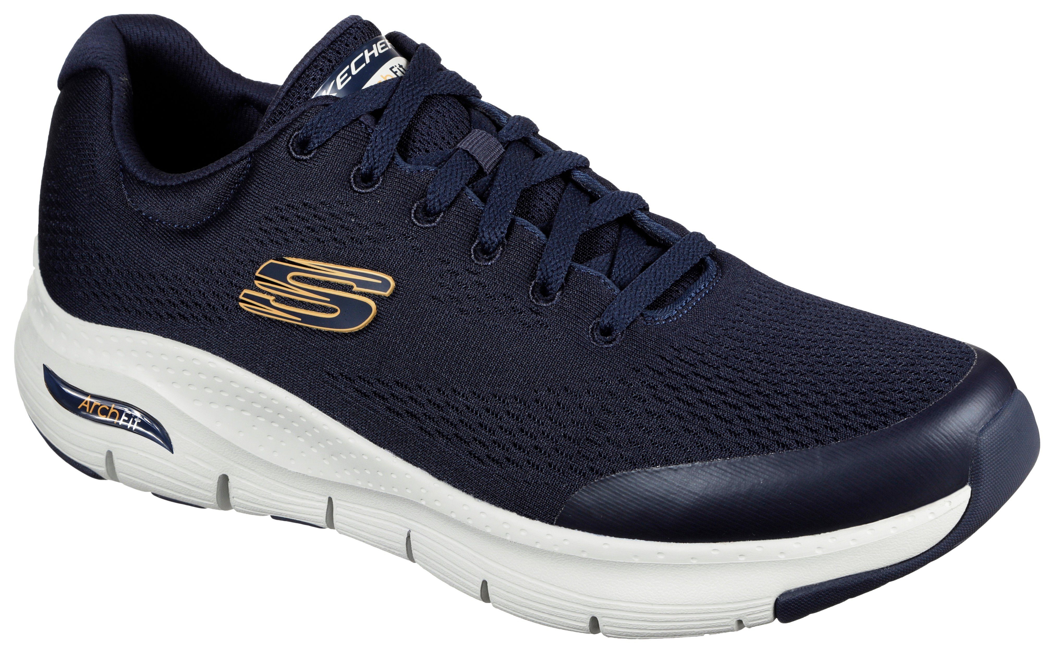 Skechers Sneakers ARCH FIT met arch fit-binnenzool, vrijetijdsschoen, lage schoen, veterschoen