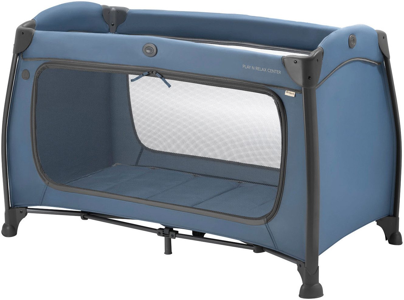 Hauck Baby-campingbed Play N Relax Center, dark blue inclusief newborn-inzet, verschoonruimte, uitgang, wielen