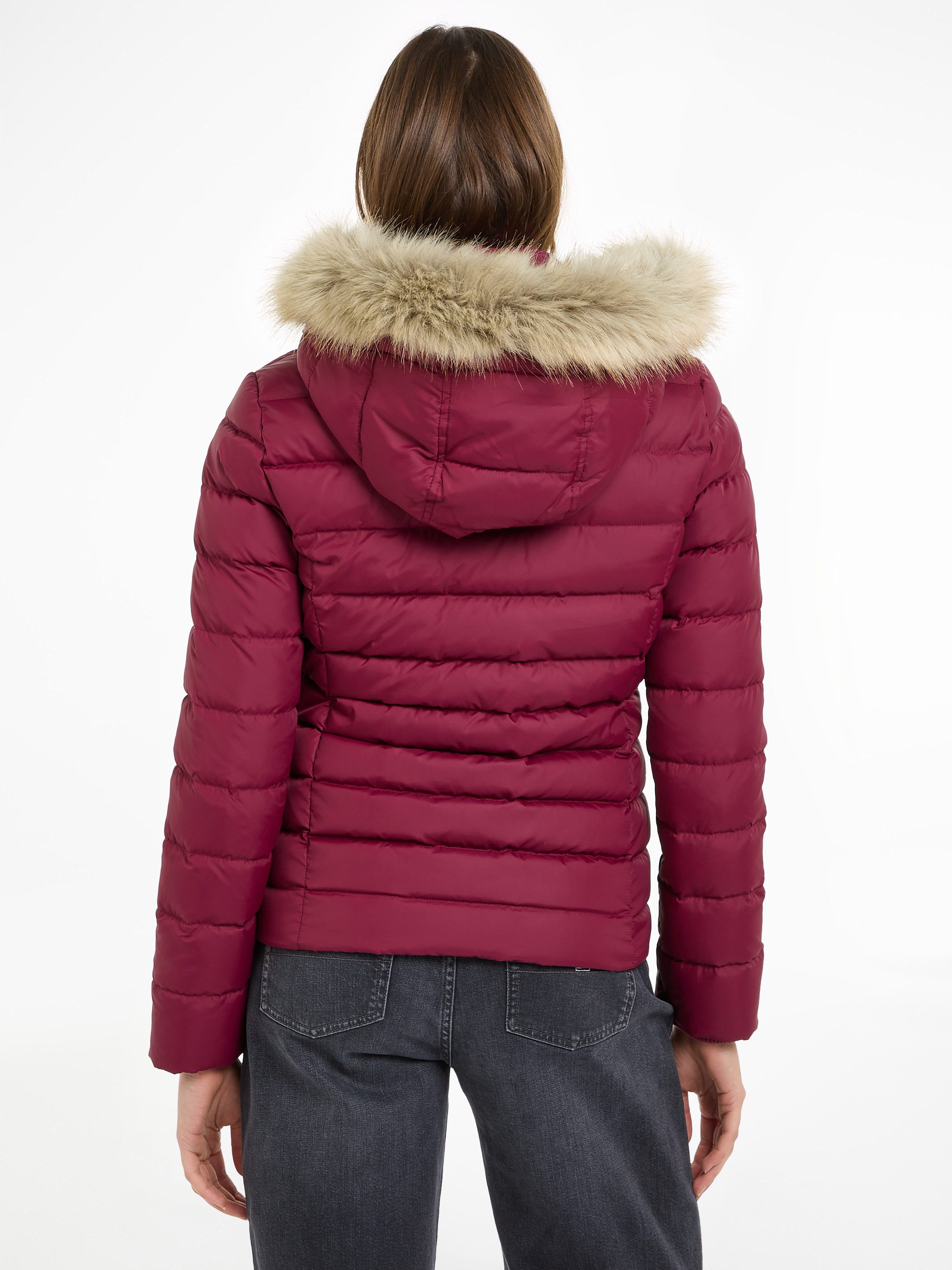 TOMMY JEANS Gewatteerde jas TJW BASIC HOODED DOWN JACKET EXT