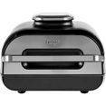 ninja airfryer en grill foodi max ag551eu 3,8 l inhoud, incl. digitale temperatuursensor en verdere accessoires zilver