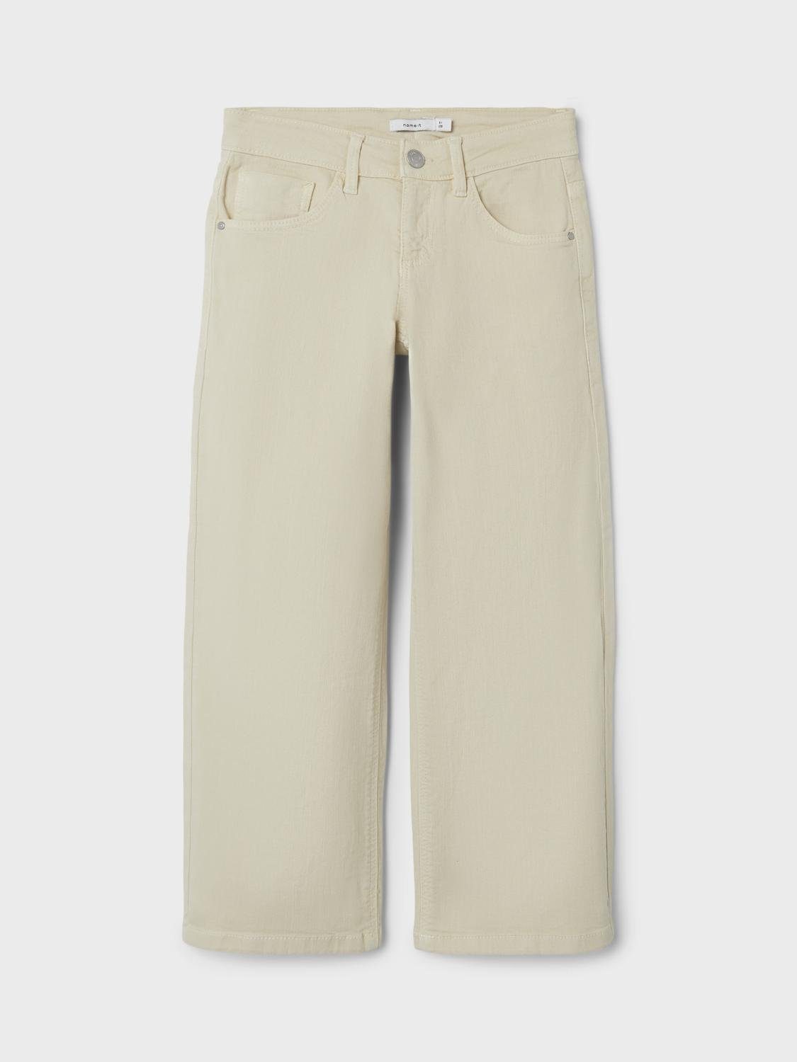 Name It Five-pocketsbroek NKFROSE WIDE TWI PANT 1115-TP NOOS