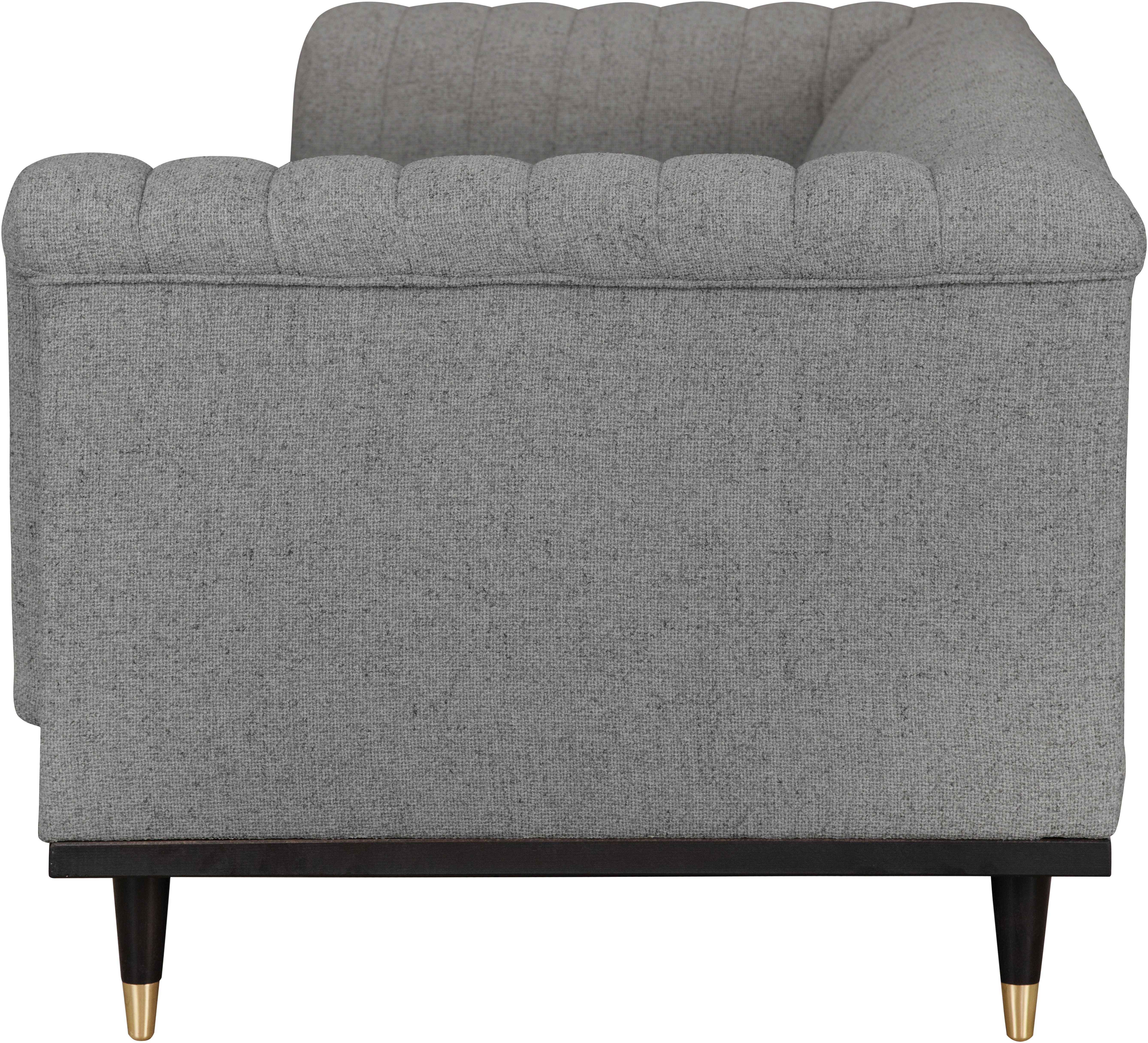Guido Maria Kretschmer Home&Living 2-zitsbank Chamby met houten rand onder en stiksels bij de leuning