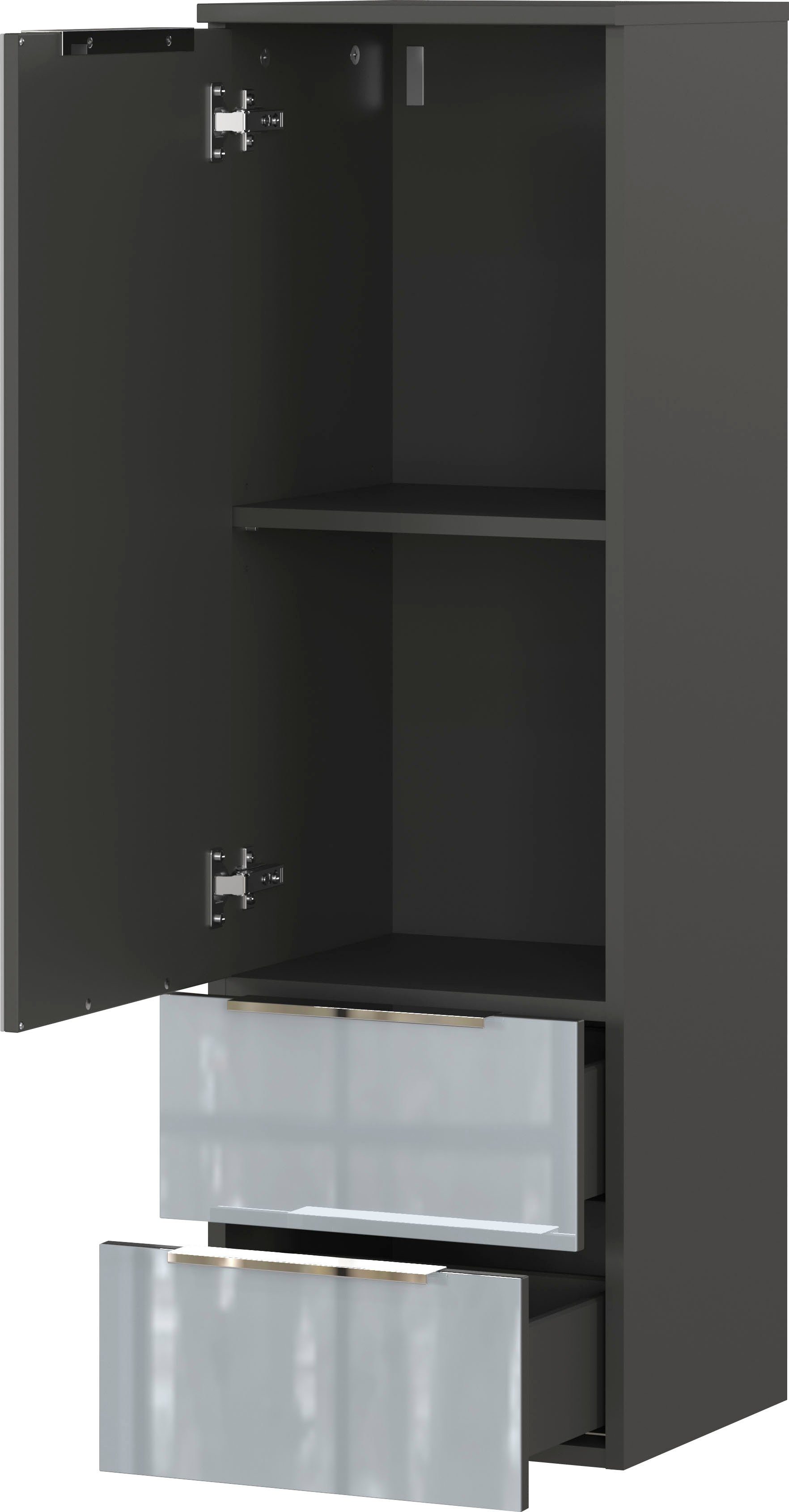 GERMANIA Halfhoge kast OAKLAND Kast met 2 laden, een deur en een verstelbare plank