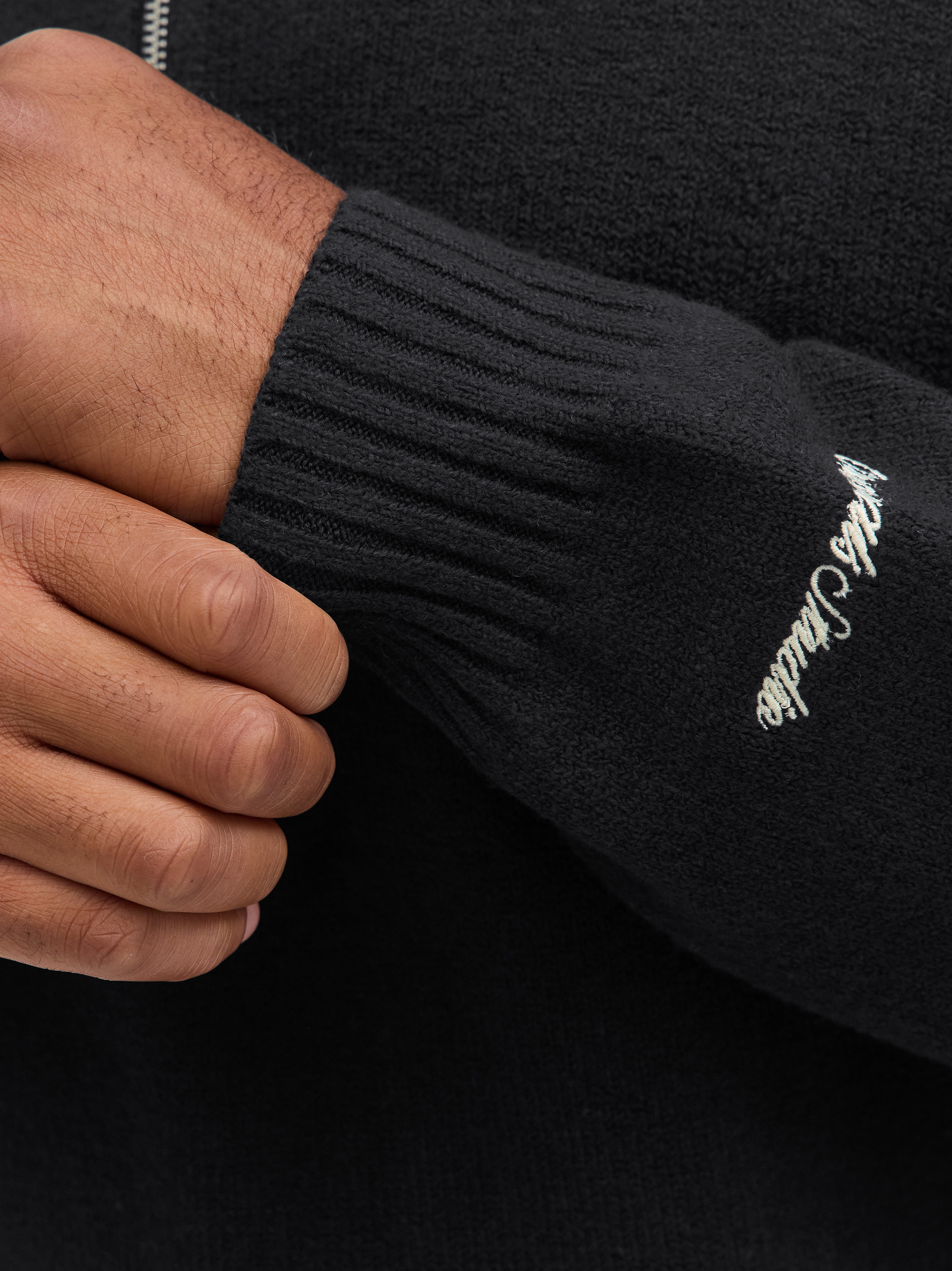 Jack & Jones PlusSize Schipperstrui JORNORREBRO KNIT HALF ZIP PLS