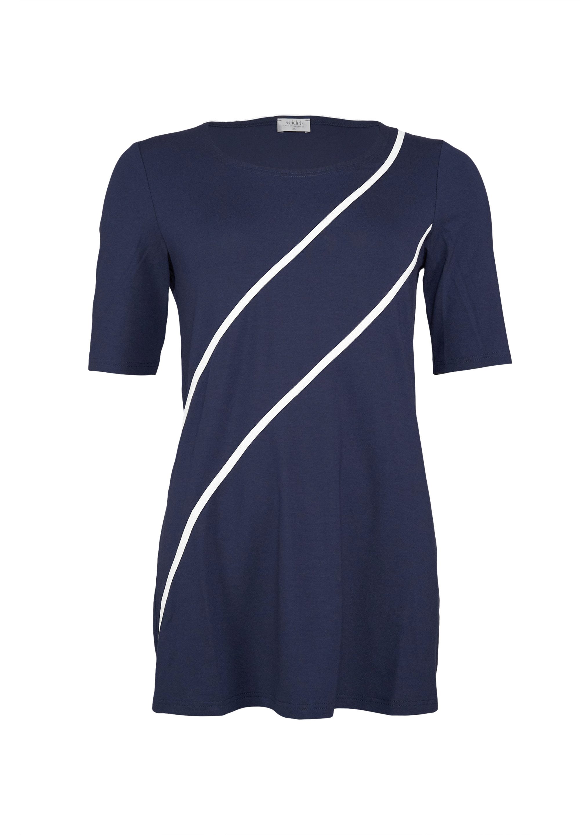 Seidel Moden T-shirt met strepen, made in germany