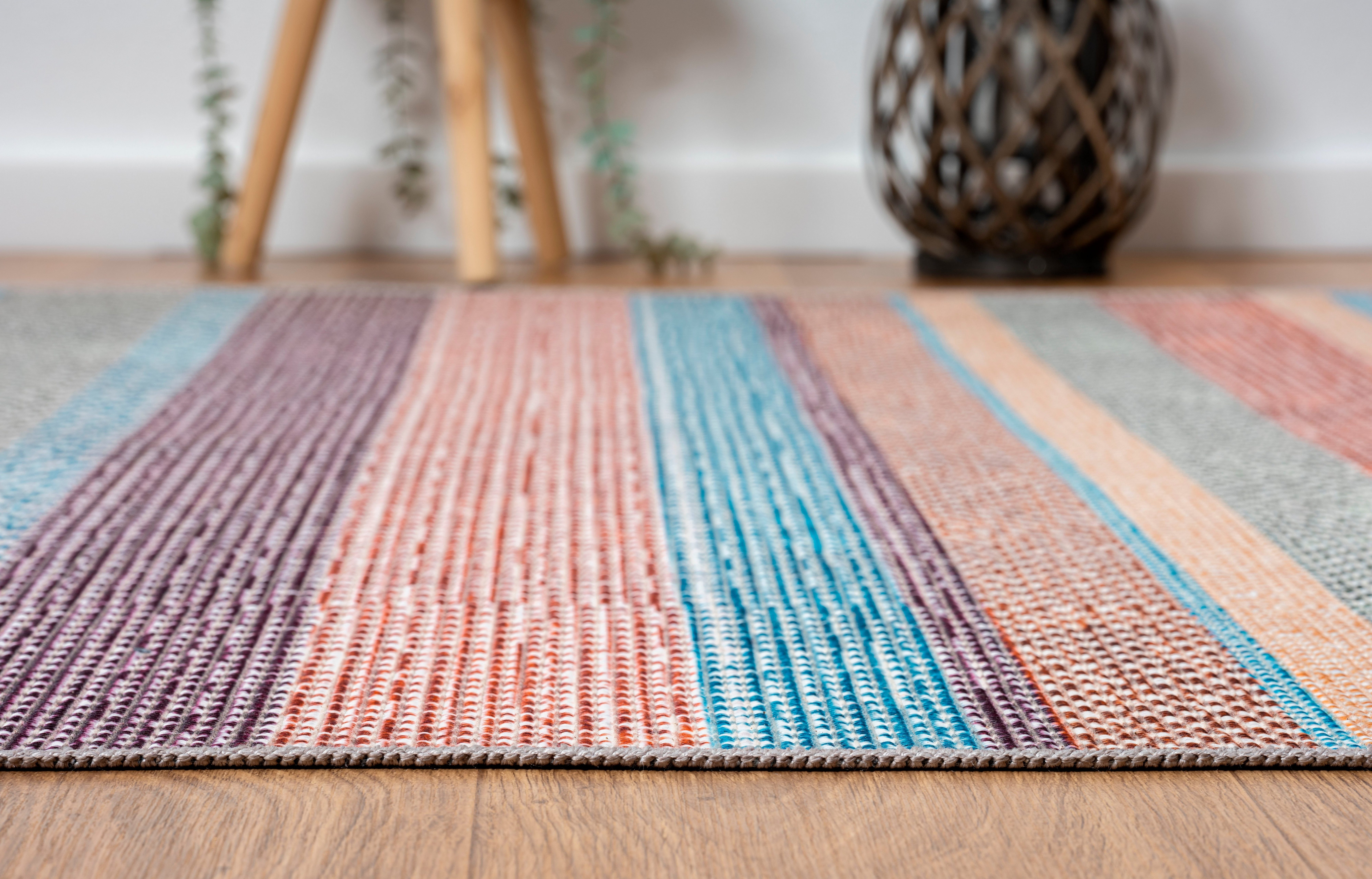 Myflair Möbel & Accessoires Vloerkleed Vivi voorraadopruiming bedrukt, modern ontwerp, geschikt voor binnen- en buitengebruik, wasbaar