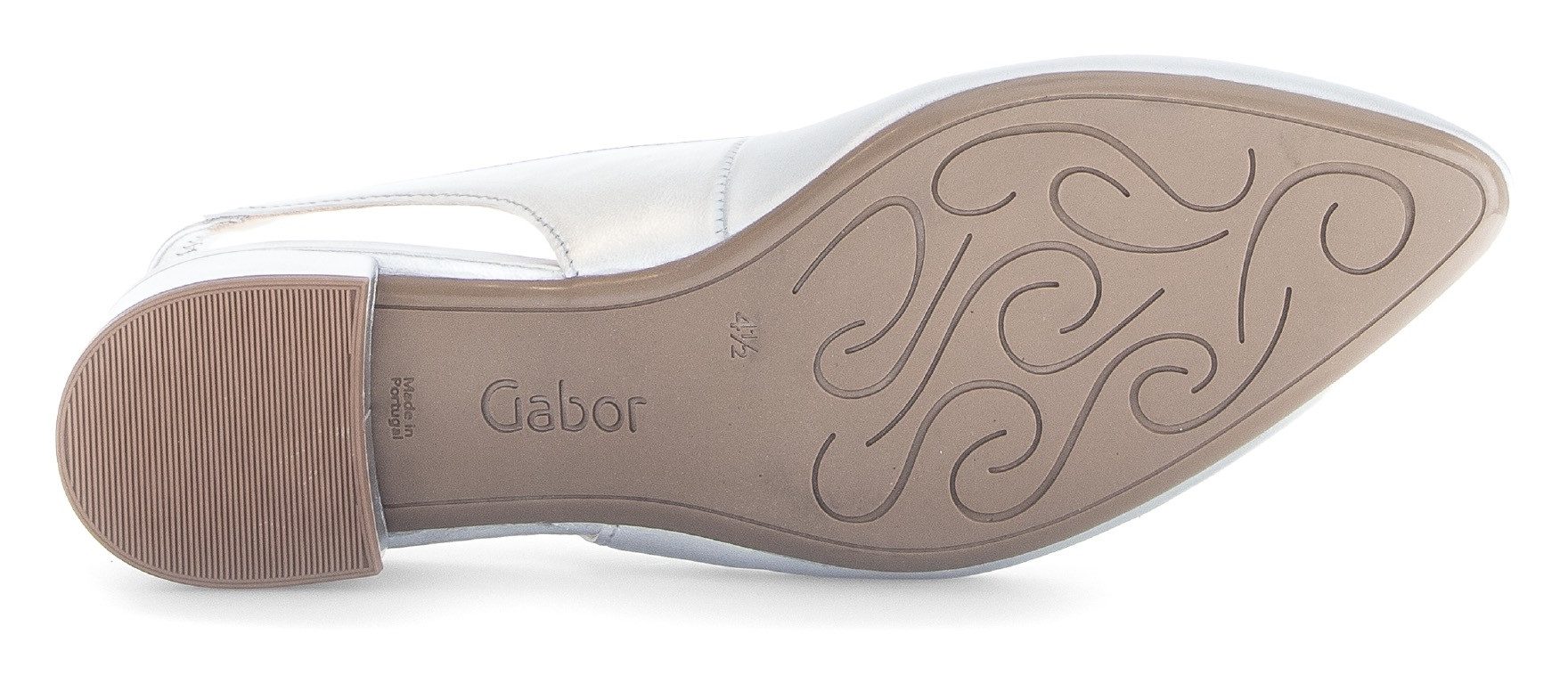 Gabor Slingback pumps , blokhak, feestdagsschoen, avond-schoen met elastische band