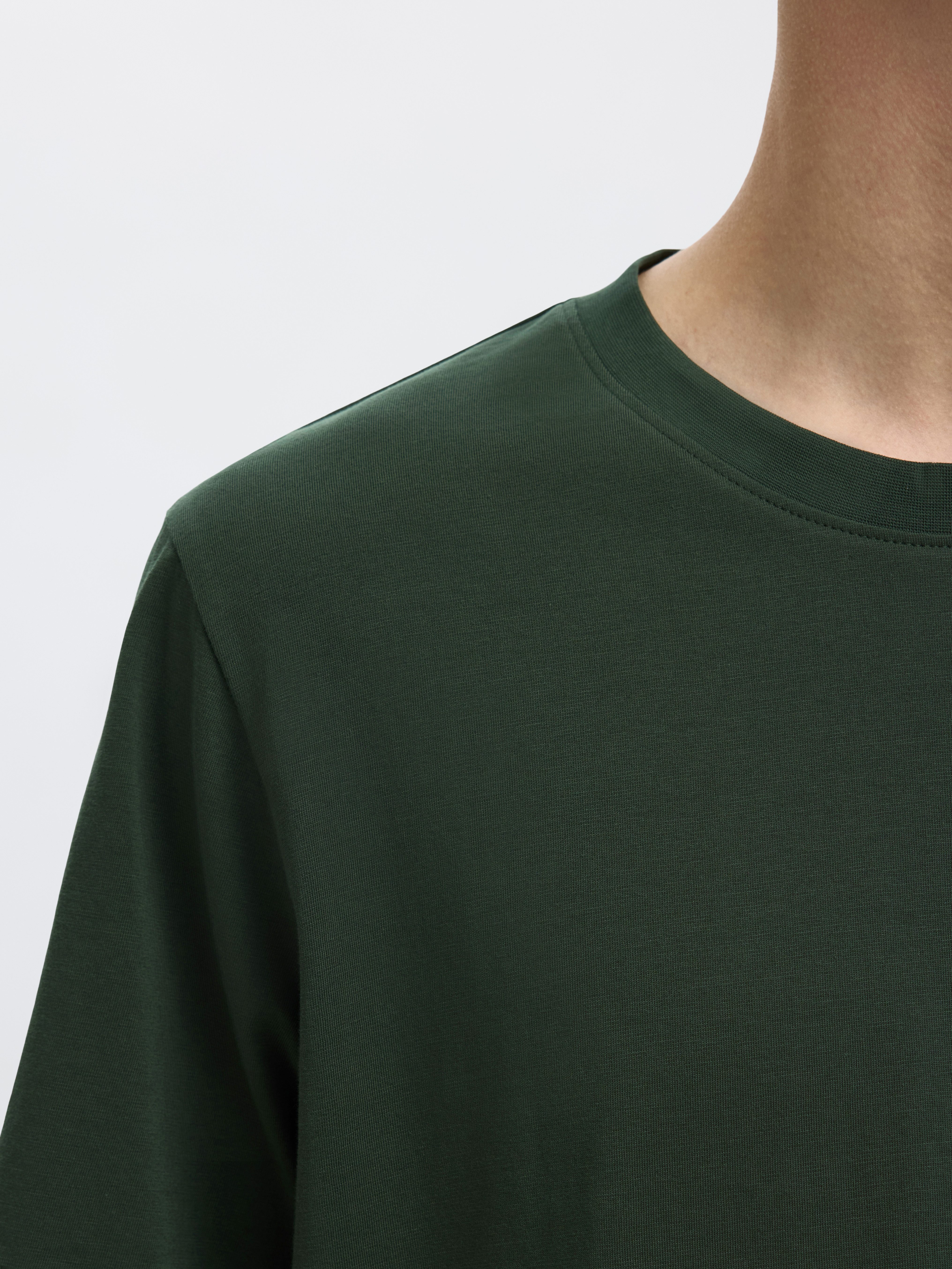 SELECTED HOMME Shirt met ronde hals SLHASPEN SS O-NECK TEE NOOS