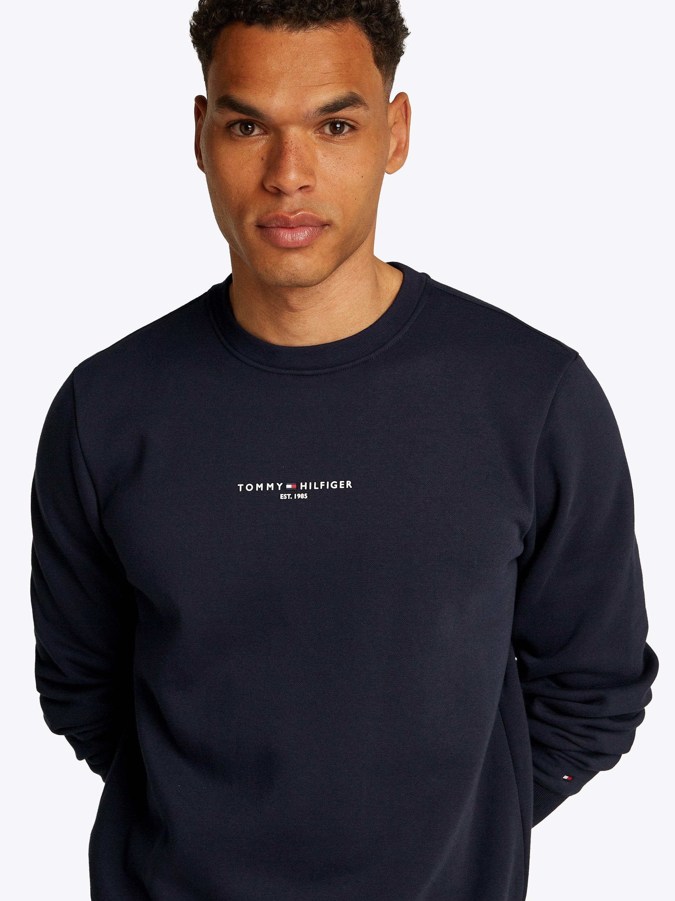 Tommy Hilfiger Sweatshirt SMALL TOMMY LOGO CREWNECK