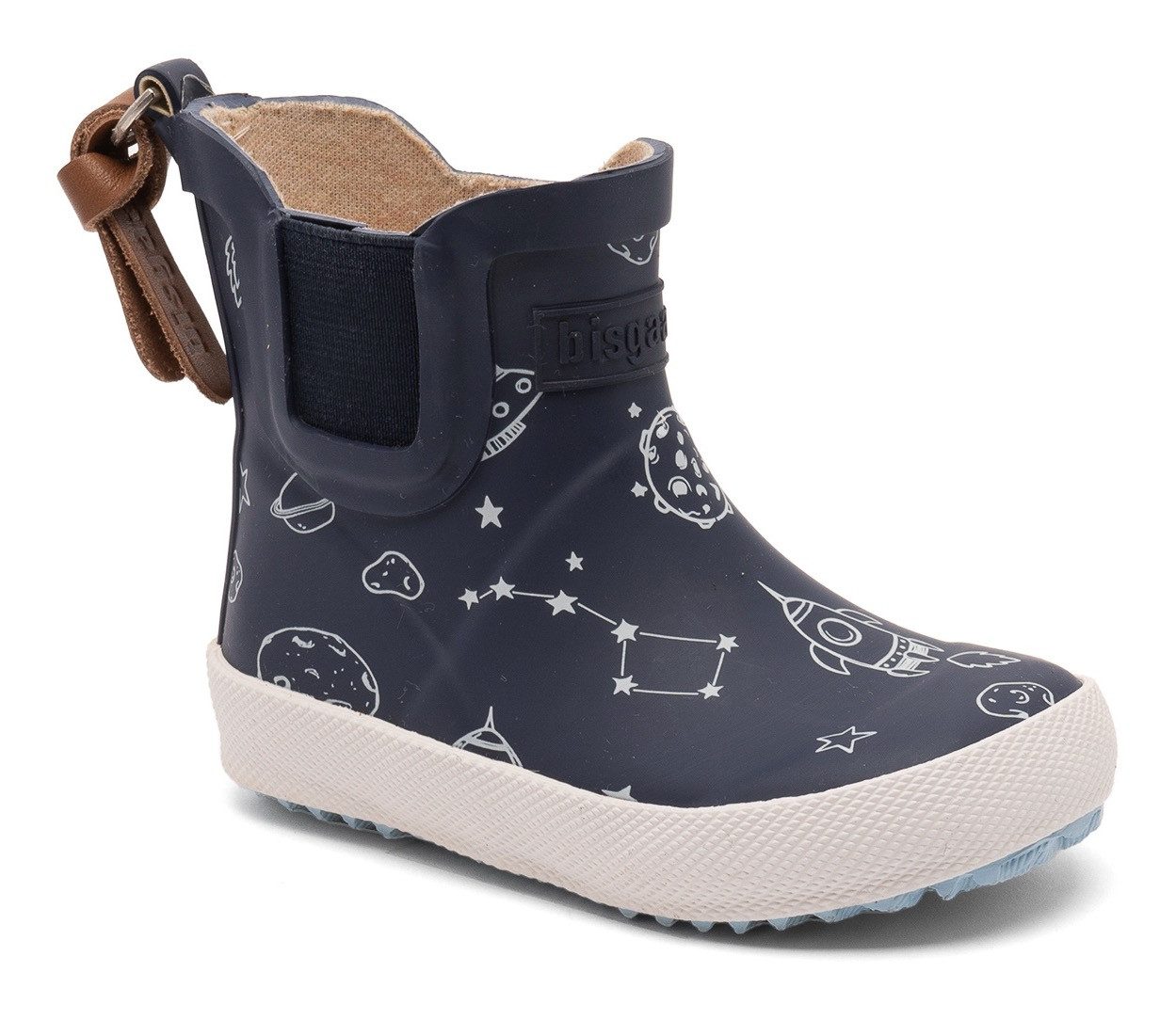 Bisgaard Regenlaarzen Baby rubber breedte: normaal , babyschoen met stretch inzet, maat sjabloon om te downloaden