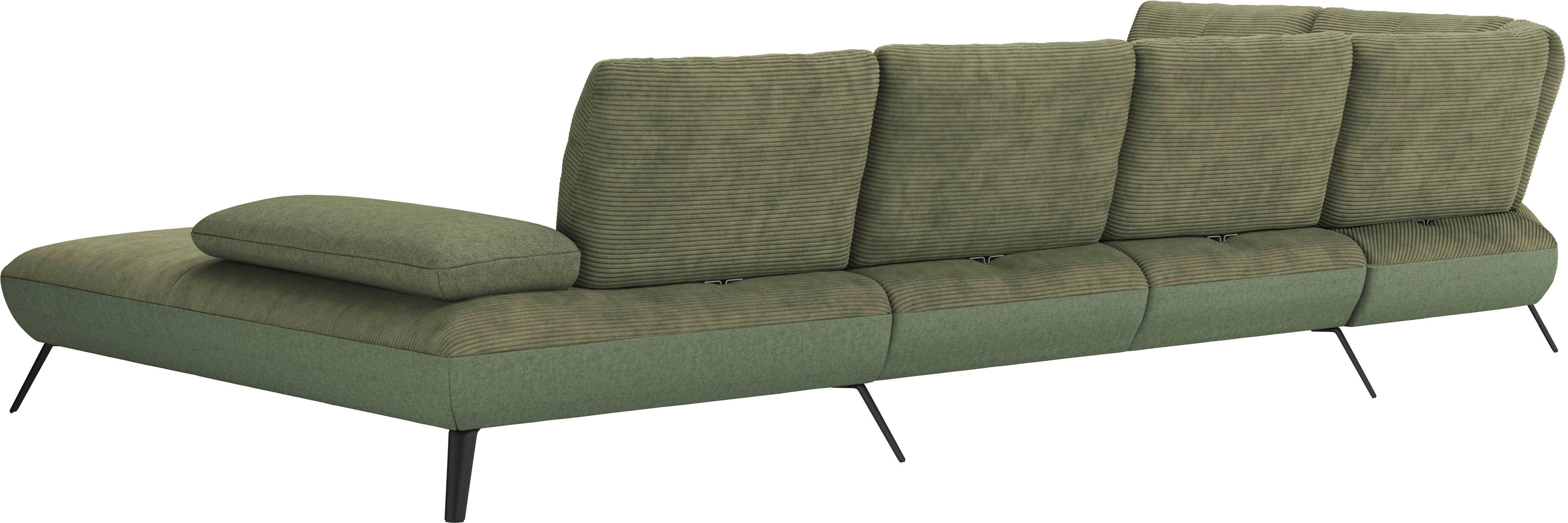 Places of Style Zithoek Mikado U-vorm incl. zitdiepteverstelling en armleuningverstelling