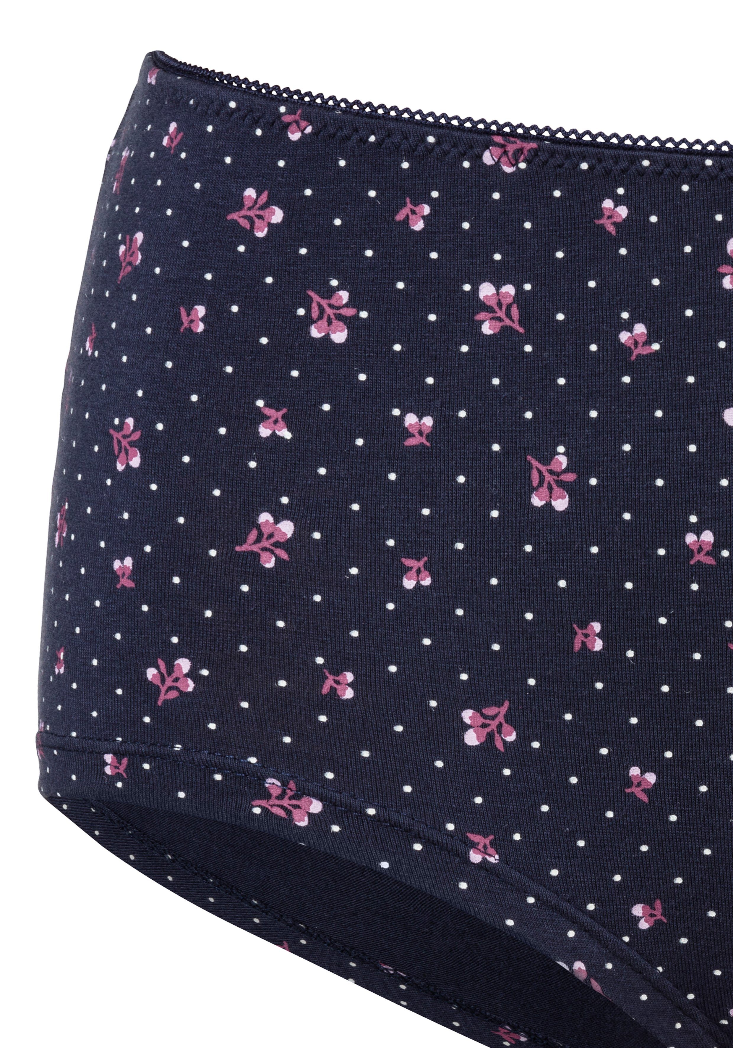 Petite fleur Hipster van elastisch katoen (Set van 6)