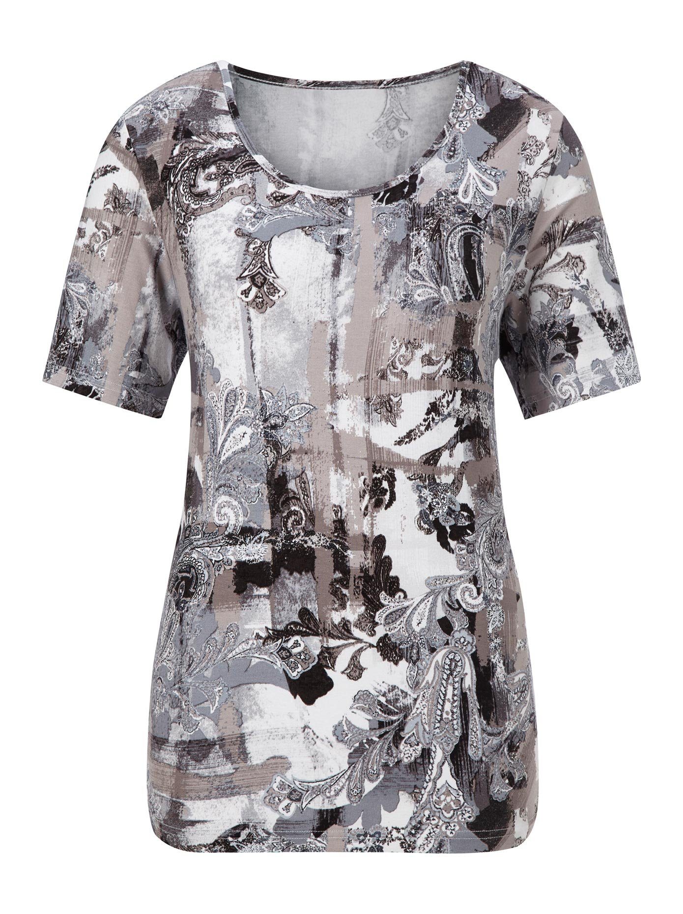 Classic Shirt met ronde hals Shirt (1-delig)