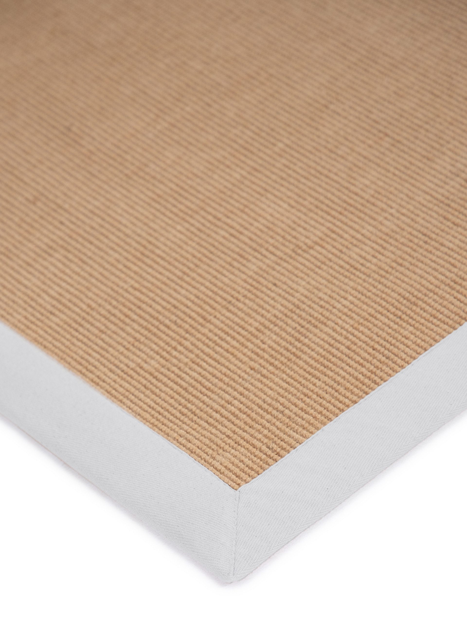carpetfine Sisalkleed Sisal met gekleurd randdessin, antislip achterzijde