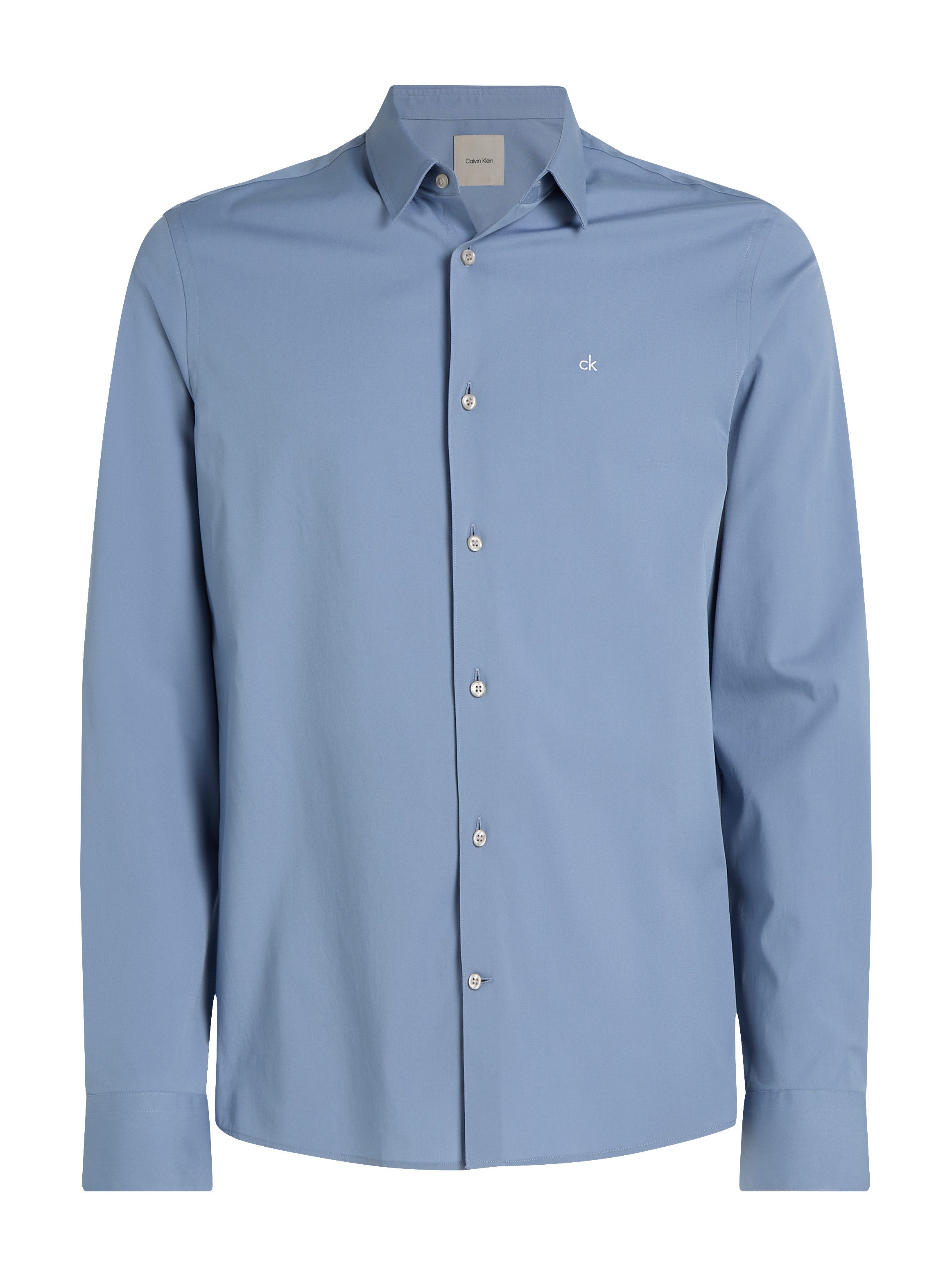 Calvin Klein Overhemd met lange mouwen SLIM FIT STRETCH POPLIN