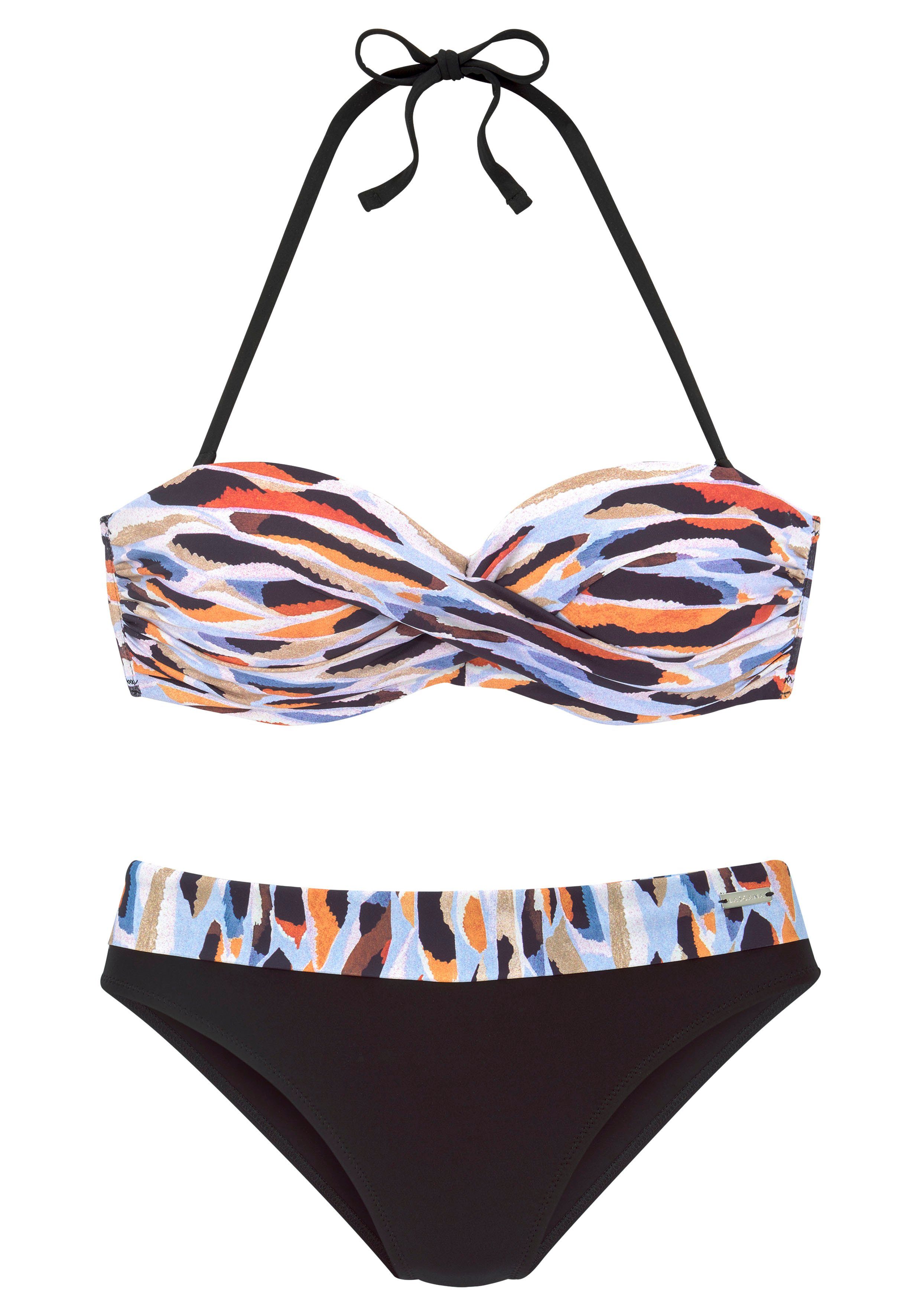 Lascana Beugelbikini in bandeaumodel met modieus ontwerp