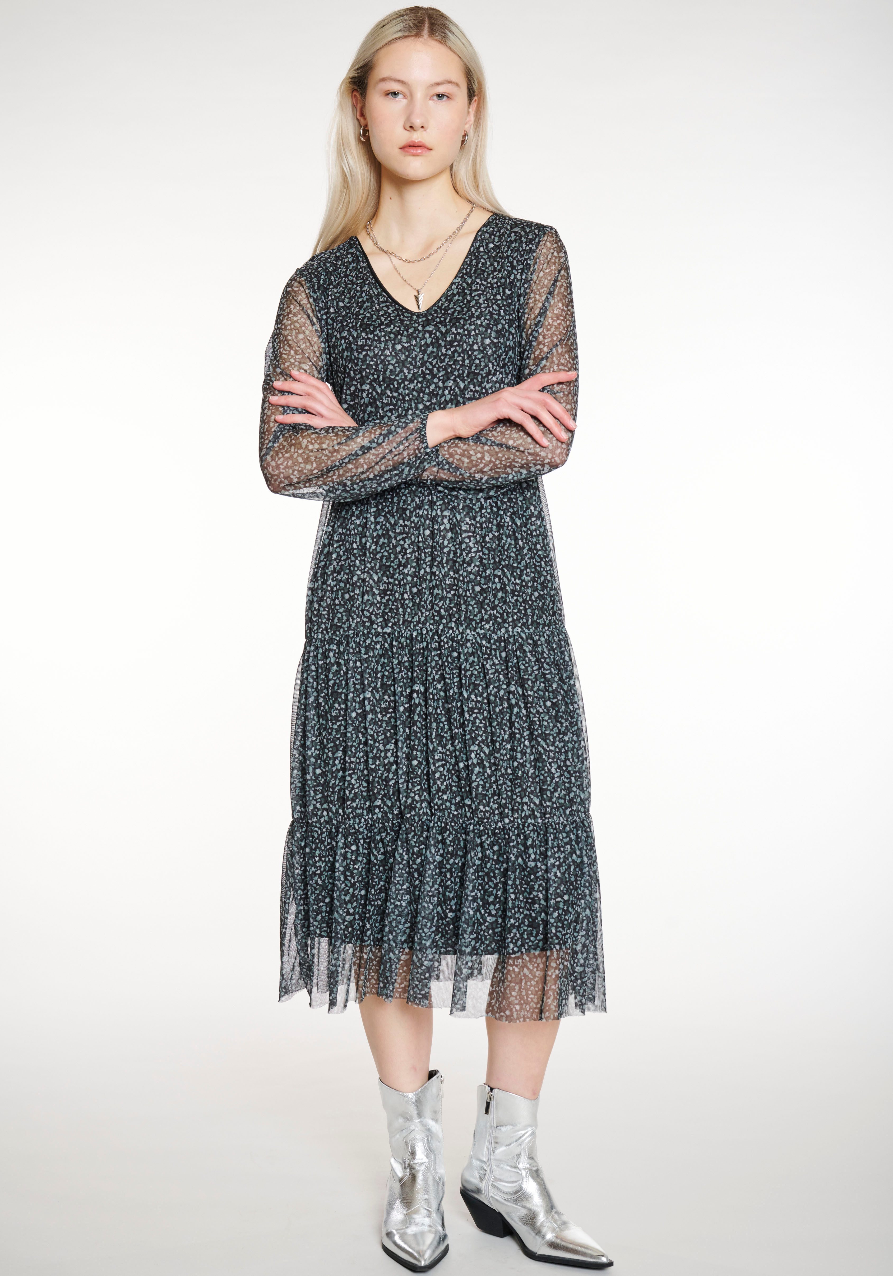 HaILYS Midi-jurk MD P DR Ca44mille dames midi-jurken maat XL (42) groen