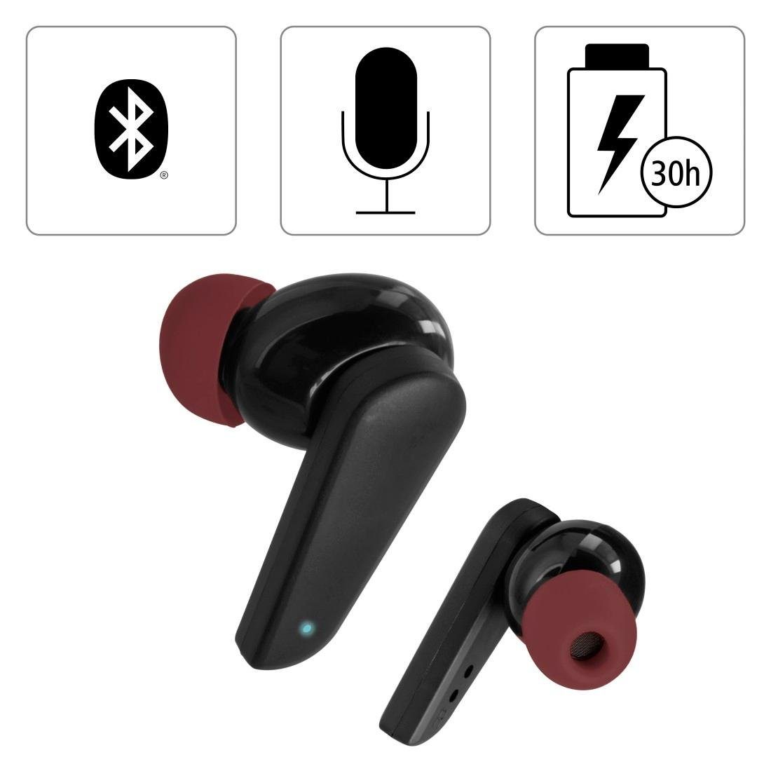 Hama Bluetooth-hoofdtelefoon Spirit pocket, True wireless TWS, in-ear bluetooth-headset, hoofdtelefoon