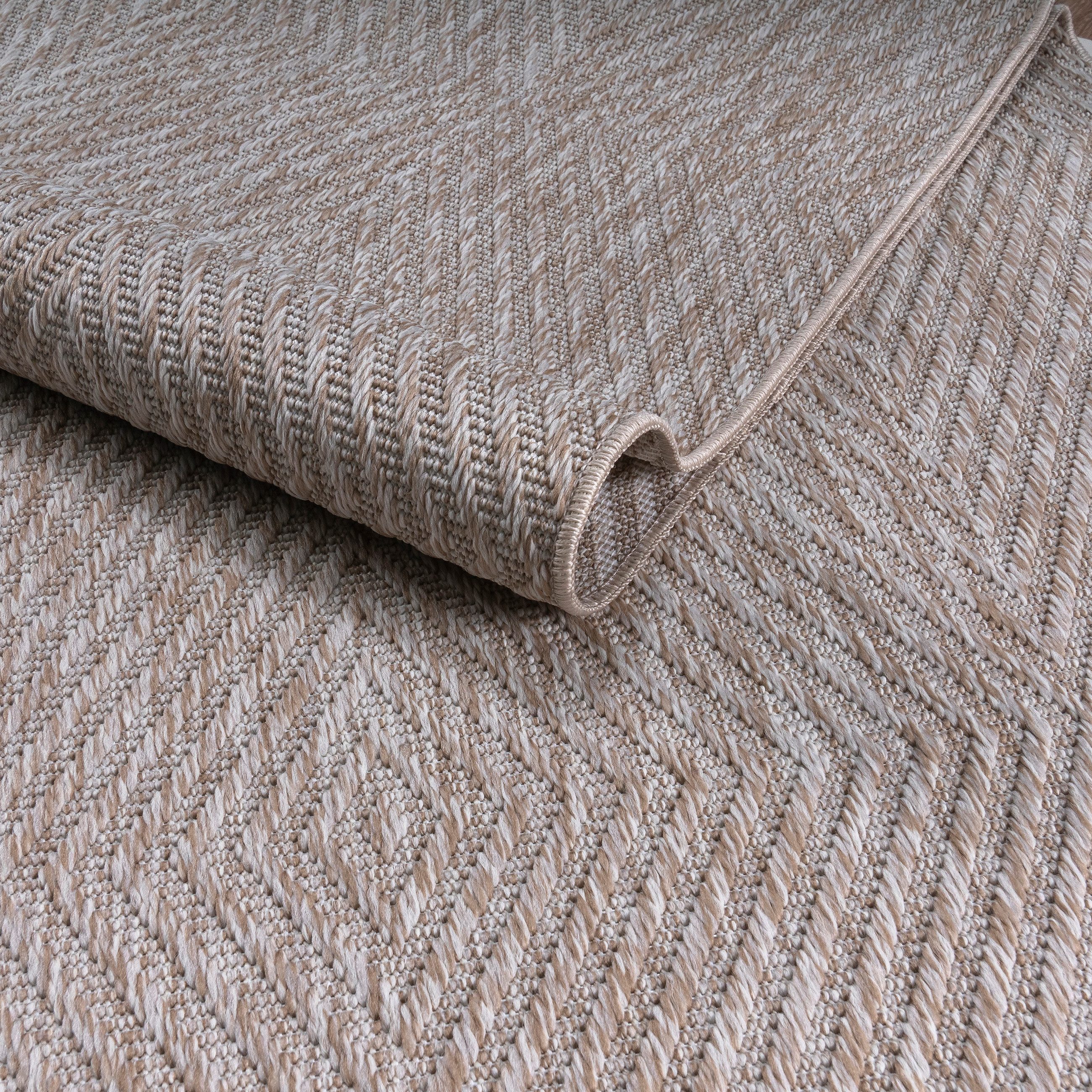 my home Vloerkleed R114A Geschikt voor binnen en buiten, sisal-look, weerbestendig & uv-bestendig, boho