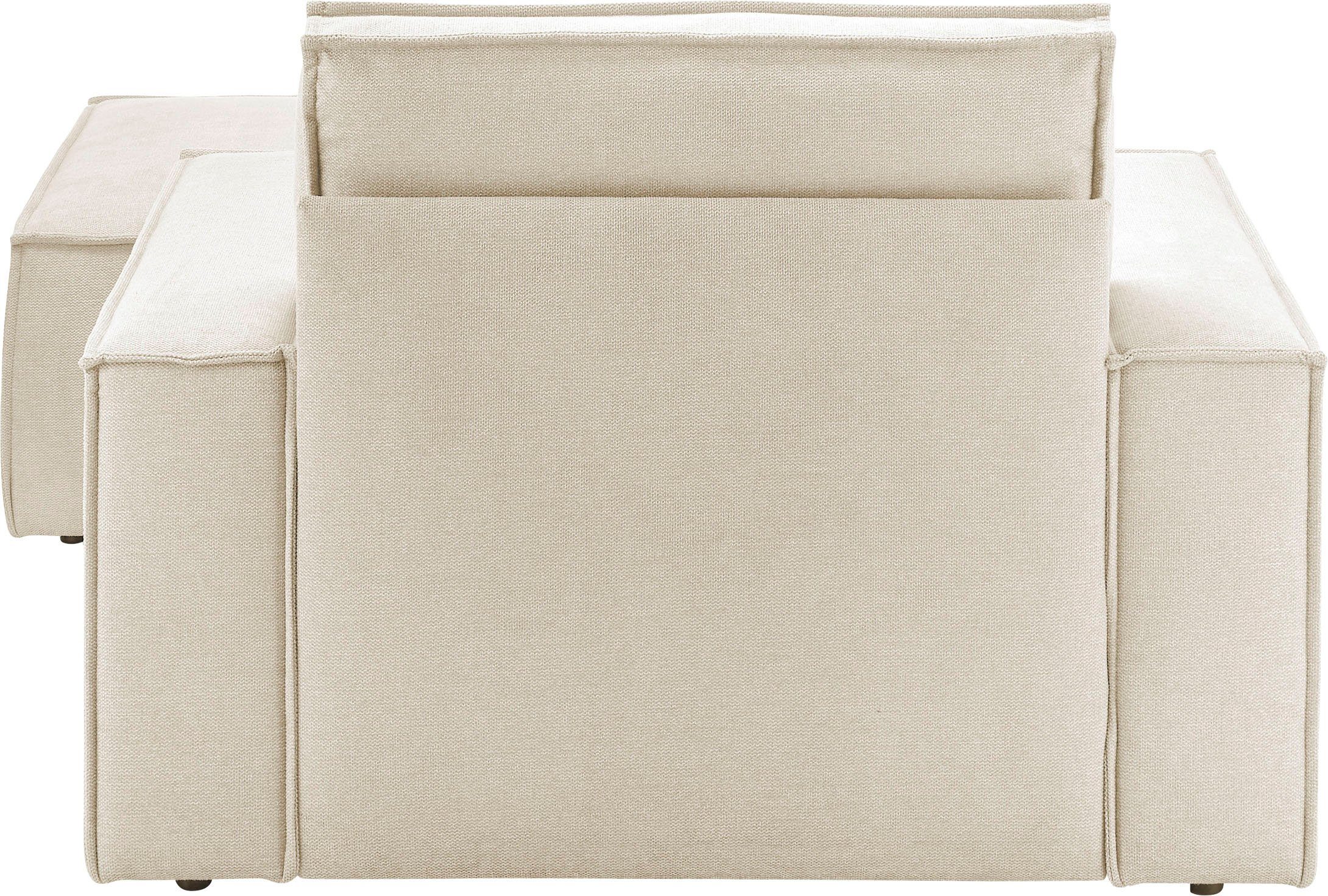 andas Loveseat Finnley Loveseat en hocker als set, passend bij de bekleding-serie Finnley (2-delig)