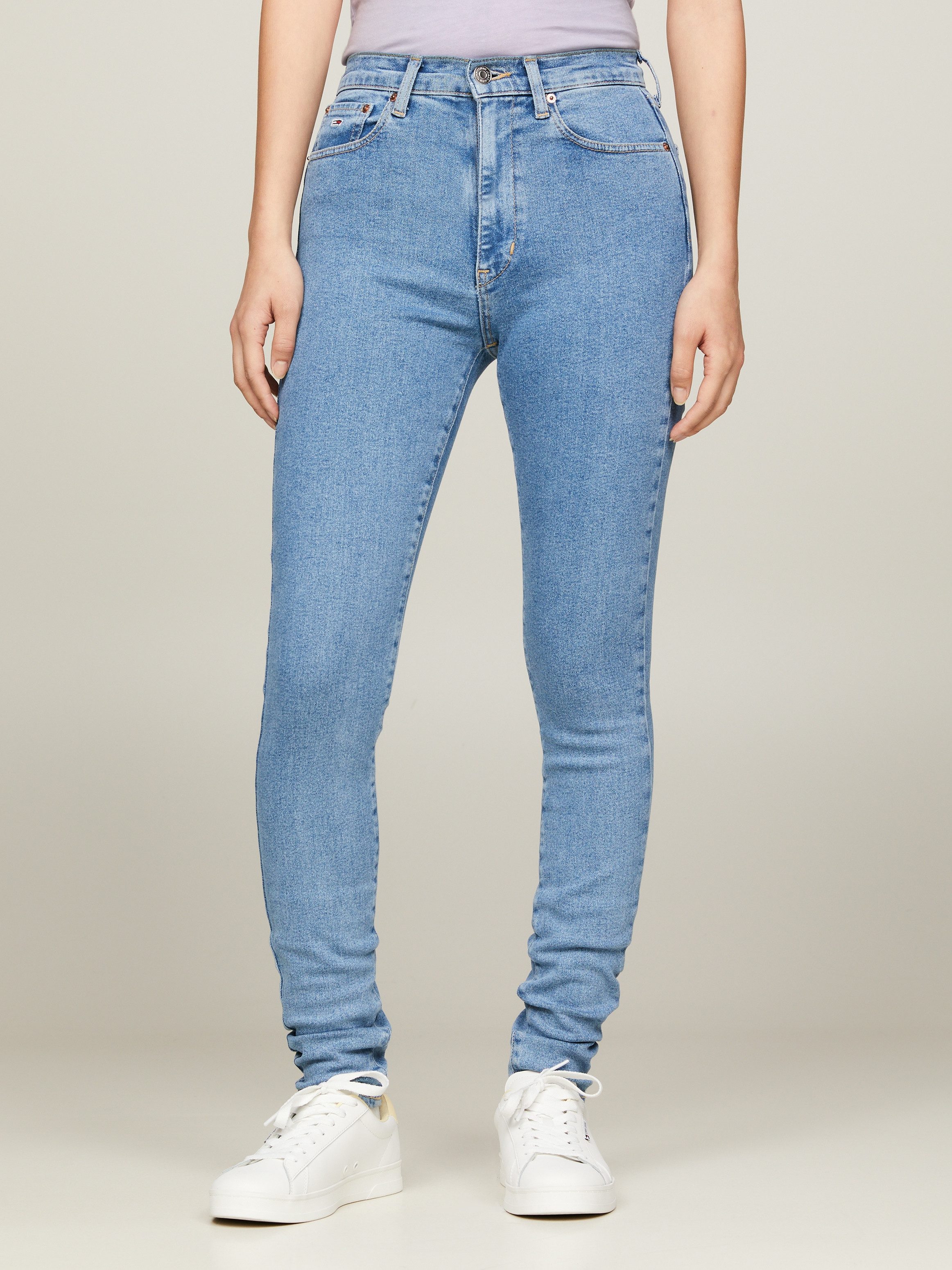 TOMMY JEANS Comfortabele jeans Sylvia Skinny Slim Jeans hoog model
