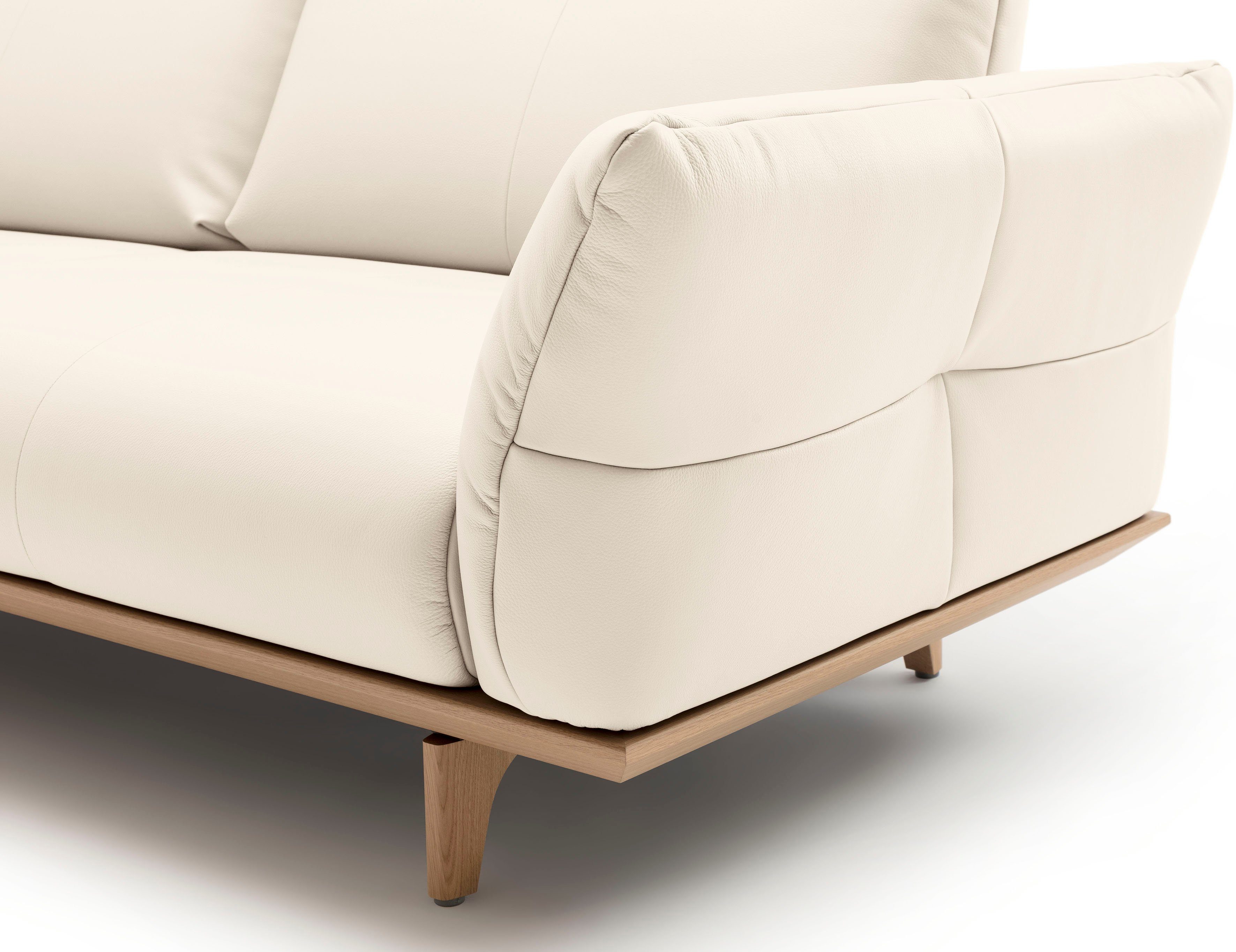Creation BY ROLF BENZ 3,5-zitsbank Hs.460 Onderstel in eiken, poten in natuurlijk eiken, breedte 228 cm