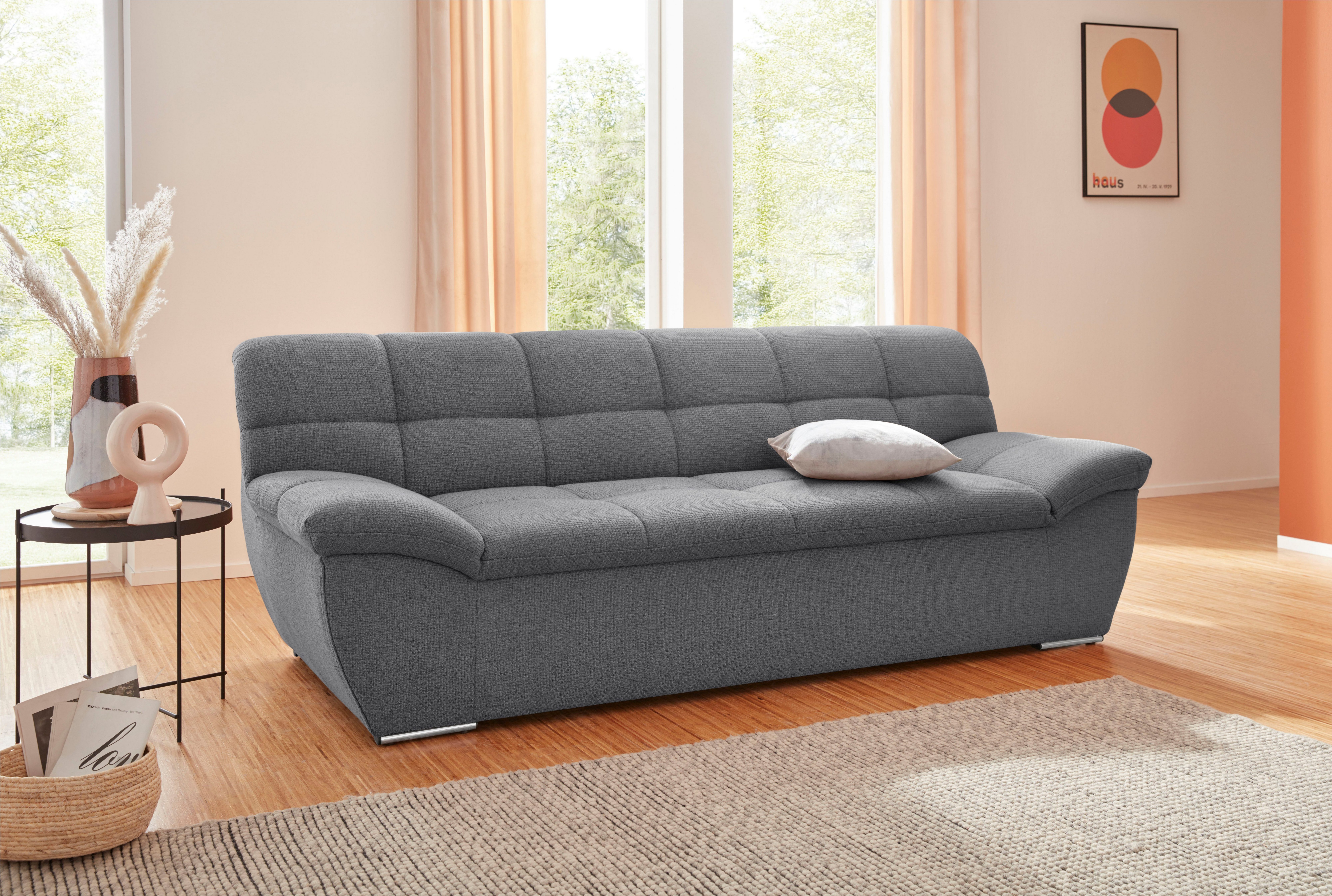 DOMO collection 2-zitsbank Lagoa, moderne zittingstikking, comfortabel en comfortabel
