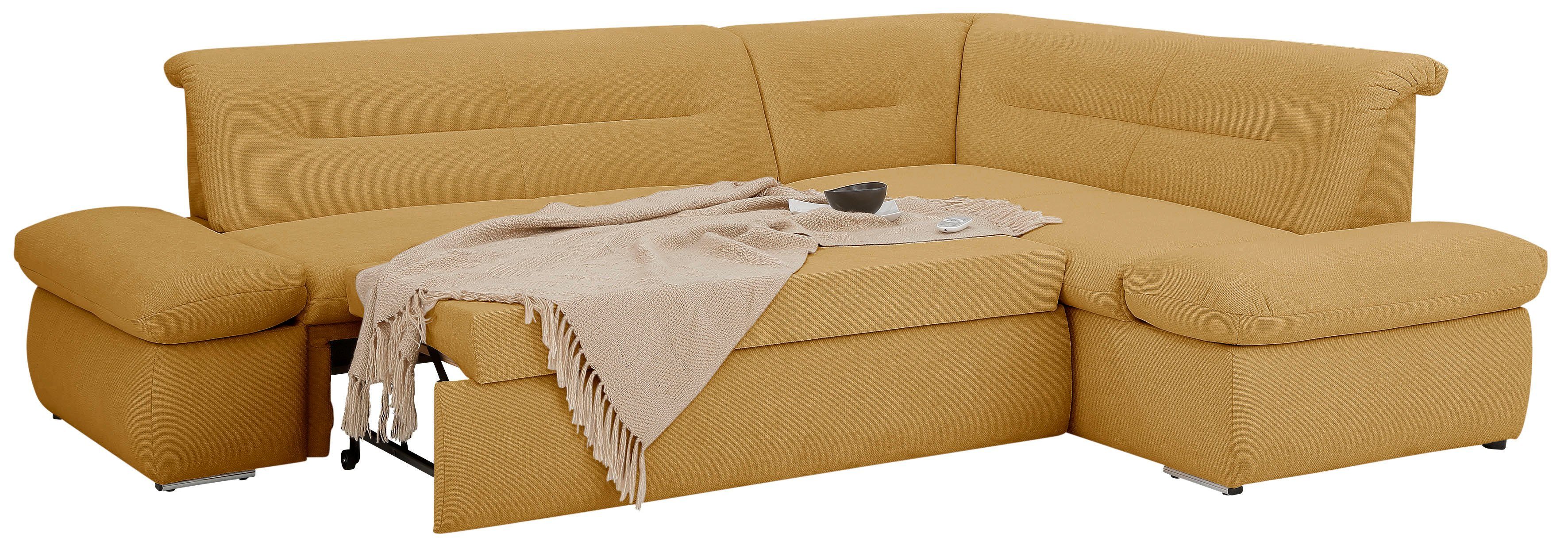 INOSIGN Hoekbank Avesa L-vorm Naar keuze met arm- en slaapfunctie, bxdxh: 275x211x80 cm