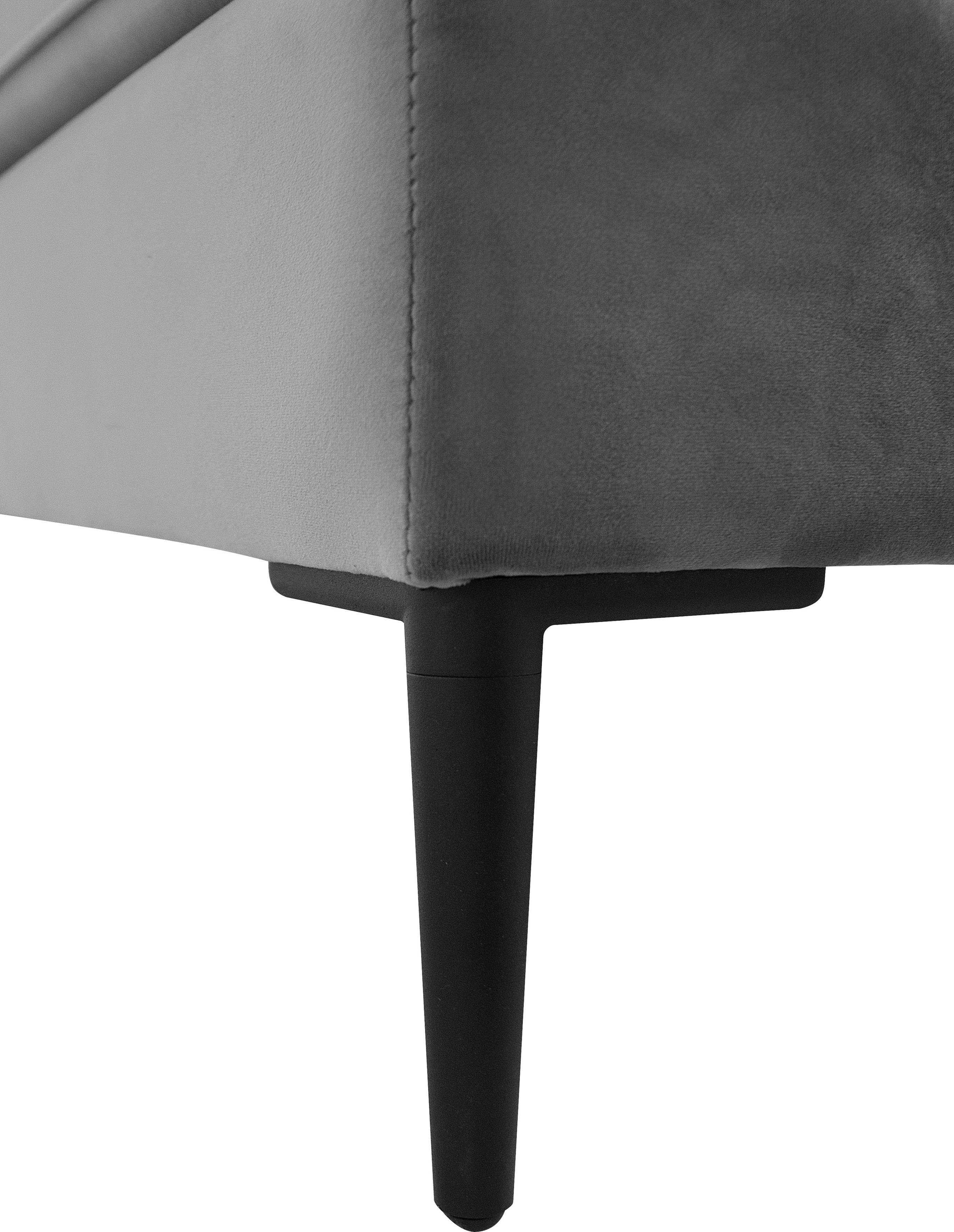 Leonique Fauteuil Light inclusief losse sierkussens, met smalle armleuningen en telescooppoten