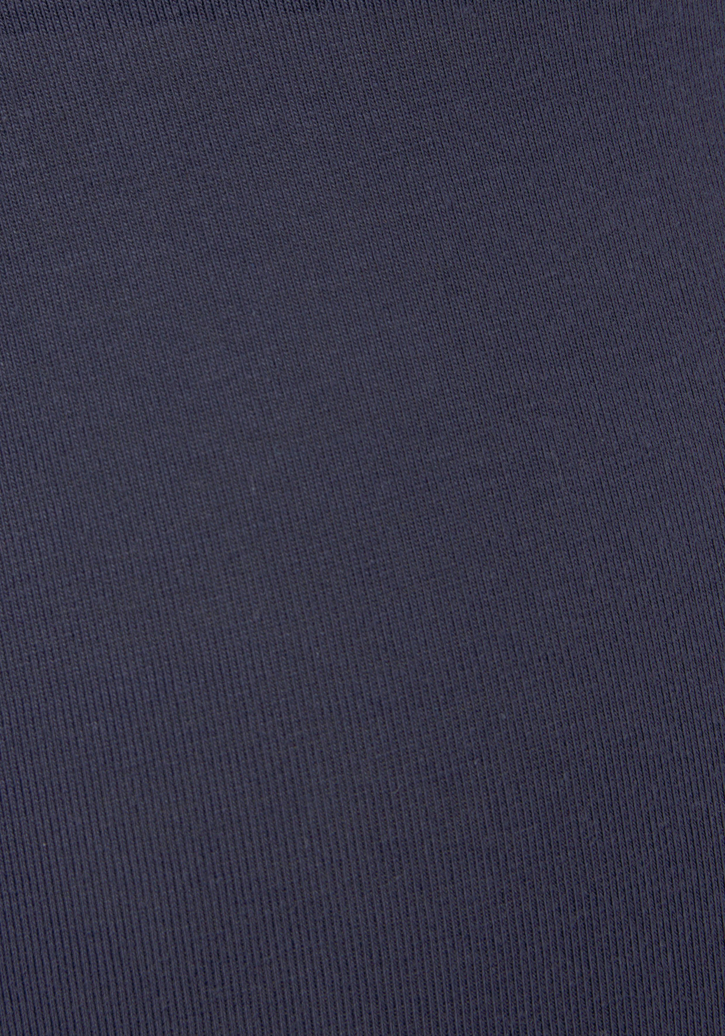 Lascana Short met brede boord en logoprint, loungewear