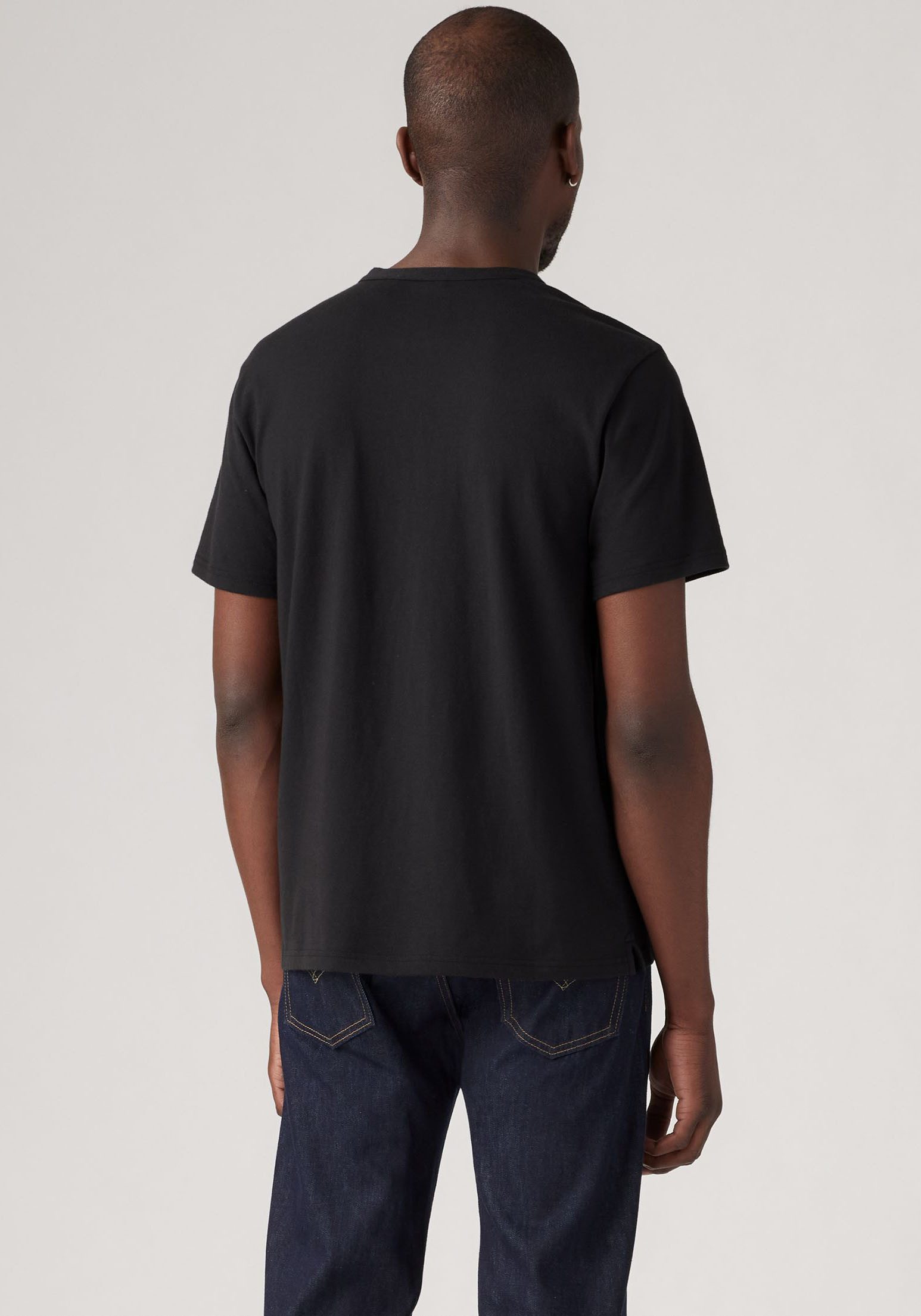 Levi's® Henleyshirt met geborduurd logo