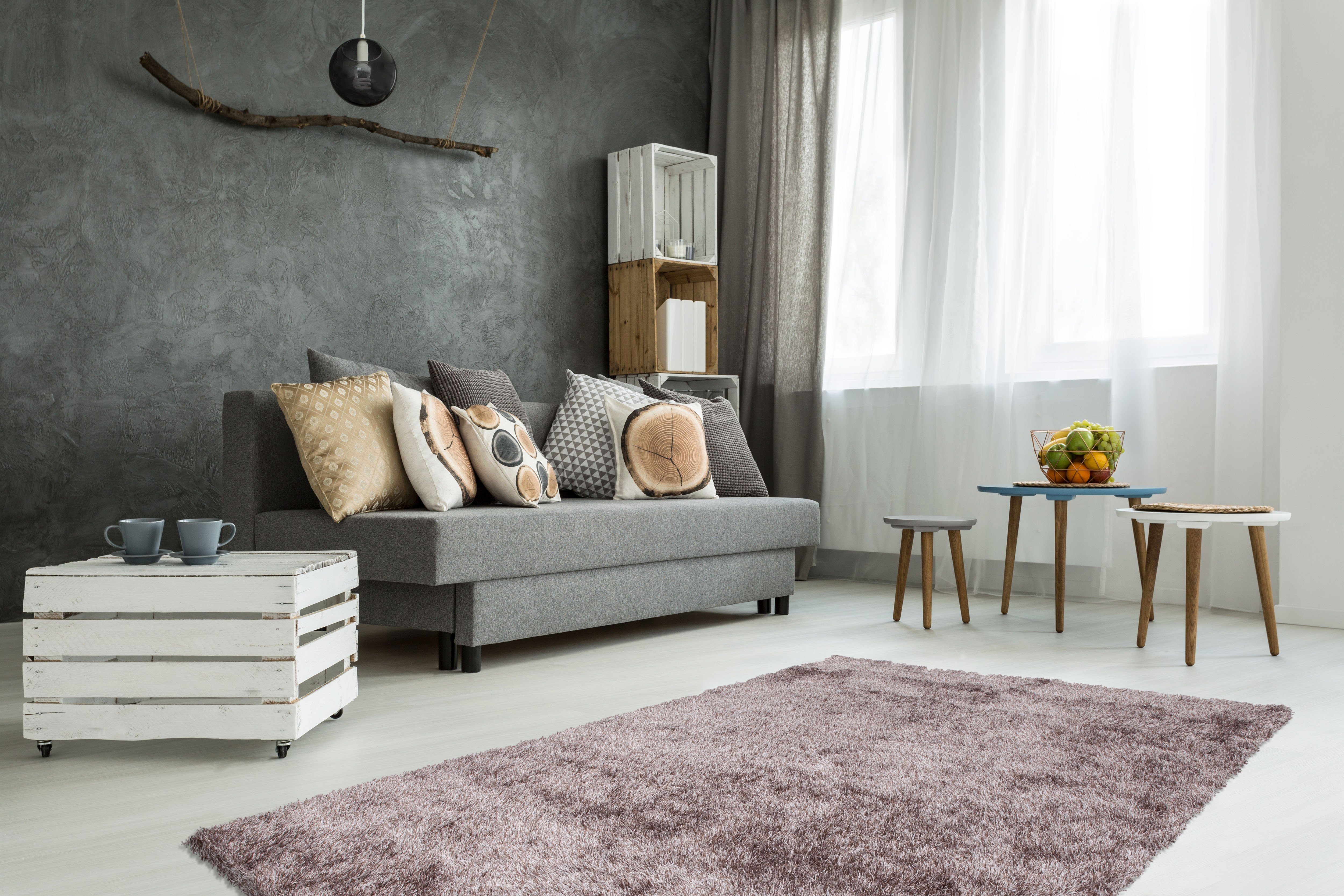 Kayoom Hoogpolig vloerkleed Diamond 700 zachte microvezel, lange pool, shaggy, mêlee, woonkamer