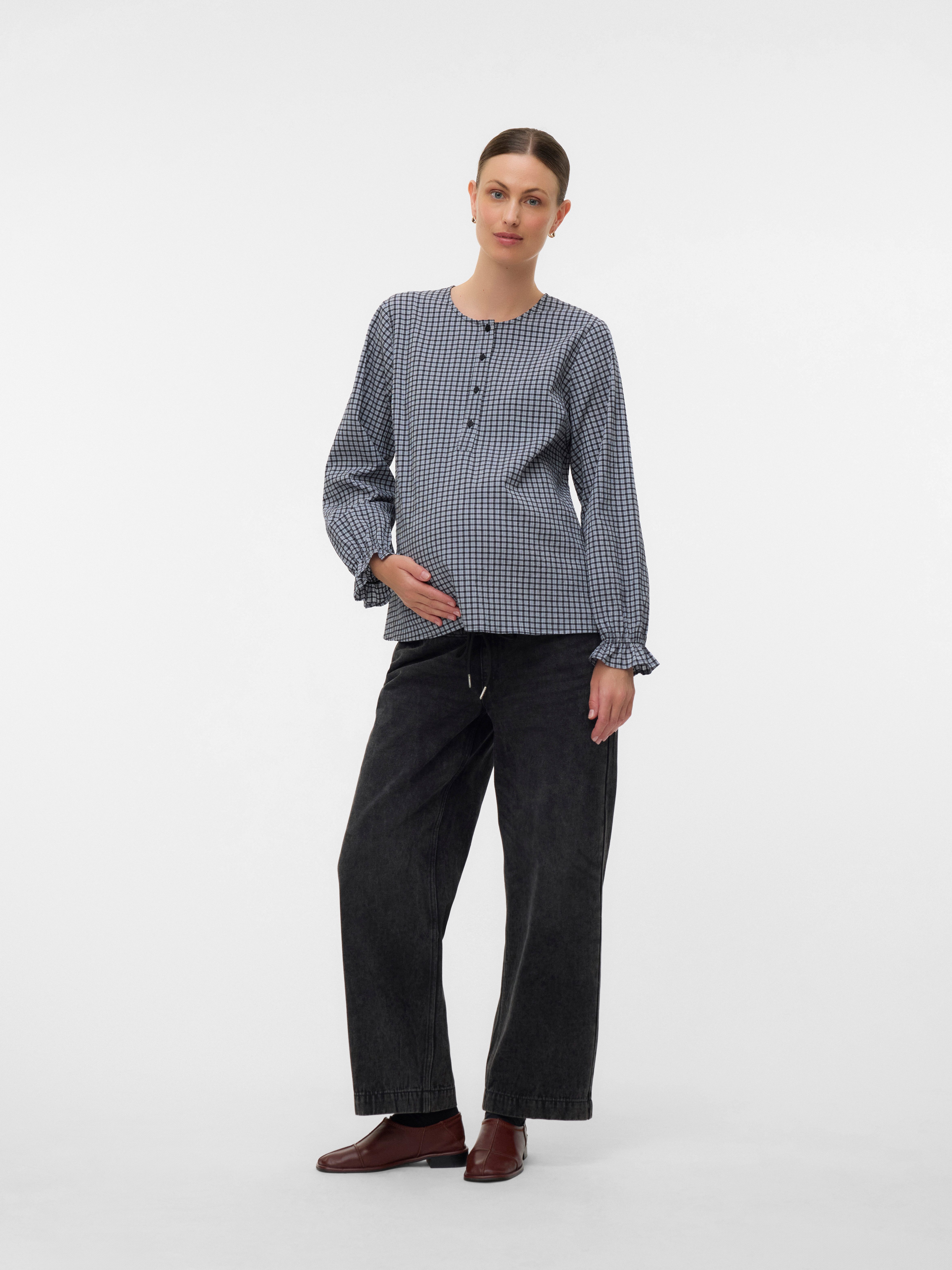 Mamalicious Zwangerschapsjeans MLVALENCIA ELASTIC JEANS NOOS